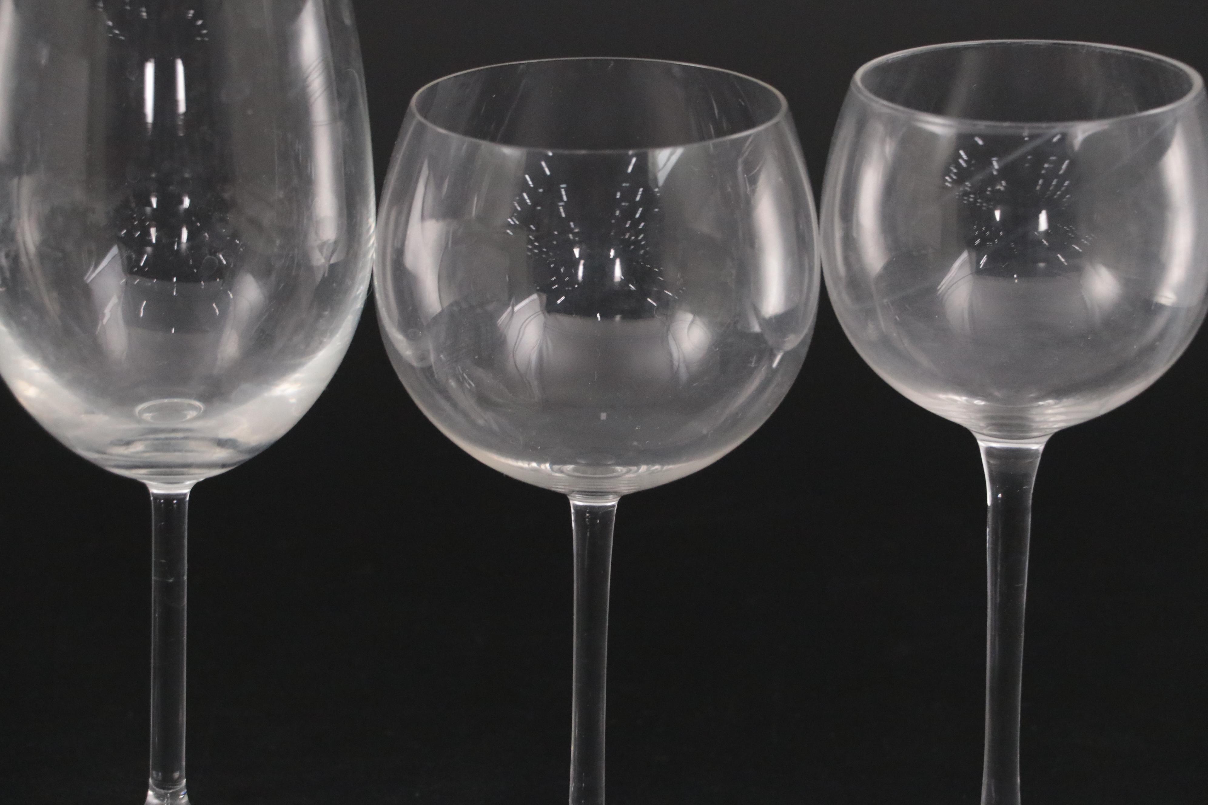 Schott-Zweisel "Forte" Fluted Champagne with Other Stemware and Bowls