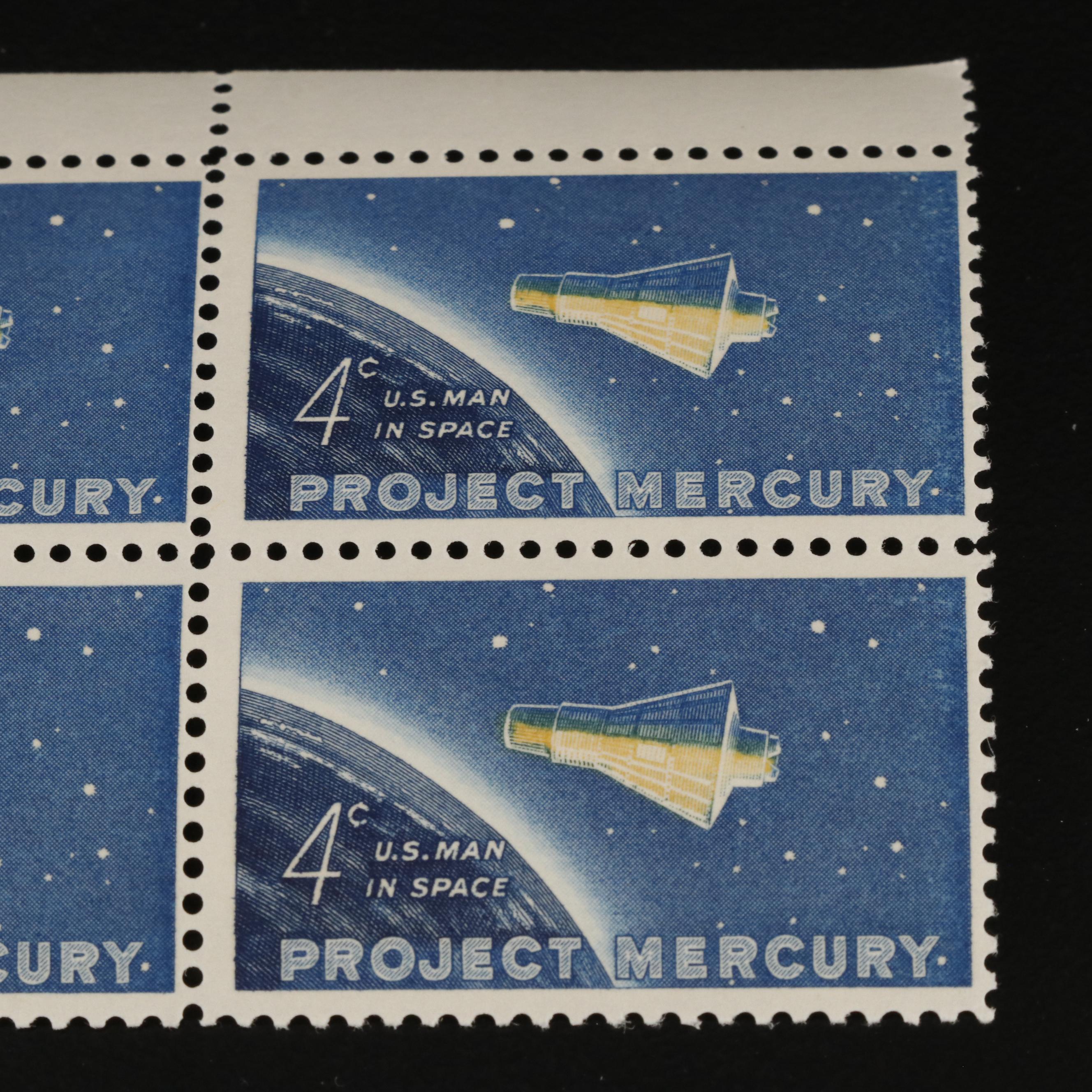 1,000 U.S. Postage Stamp Plate Blocks, 1950s