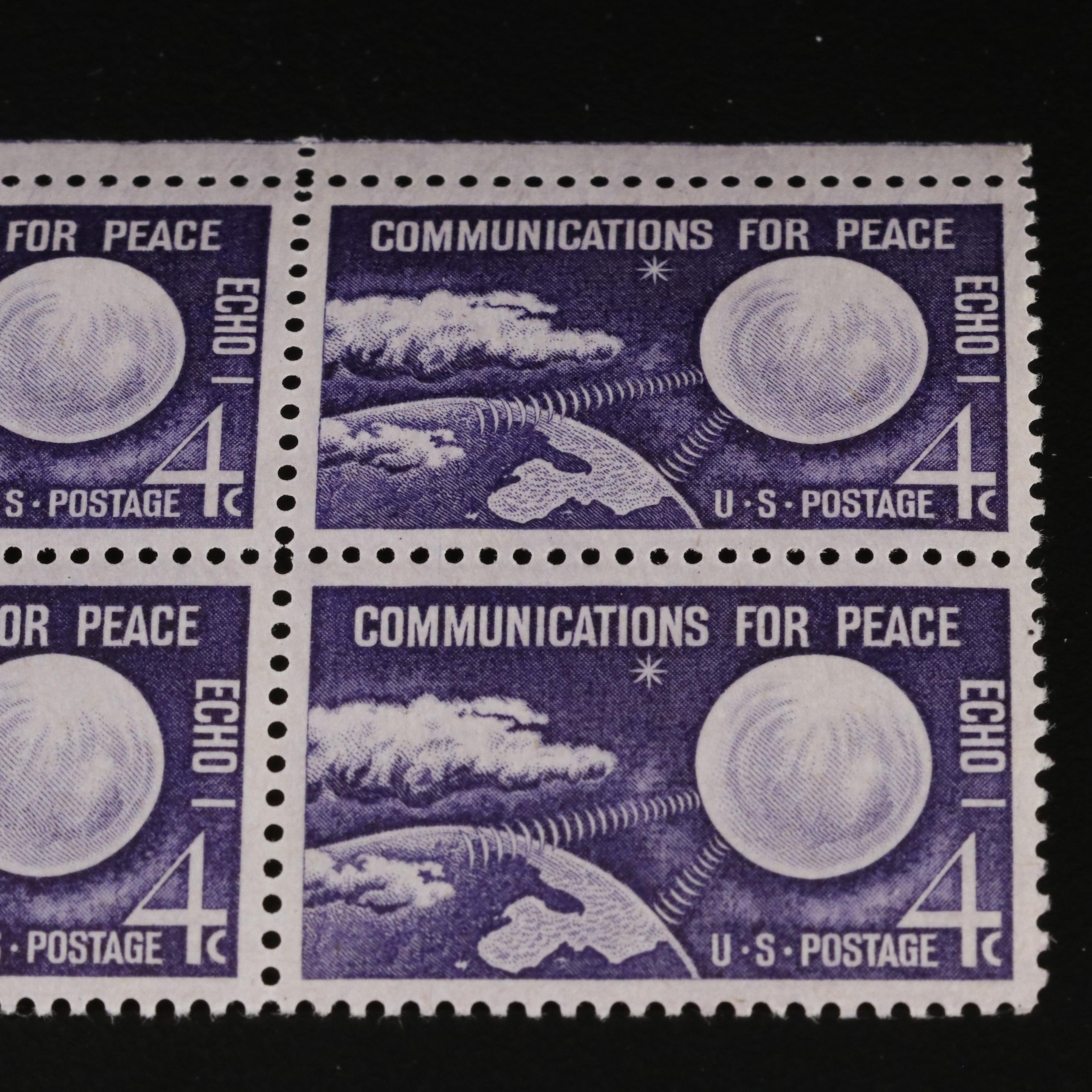 1,000 U.S. Postage Stamp Plate Blocks, 1950s