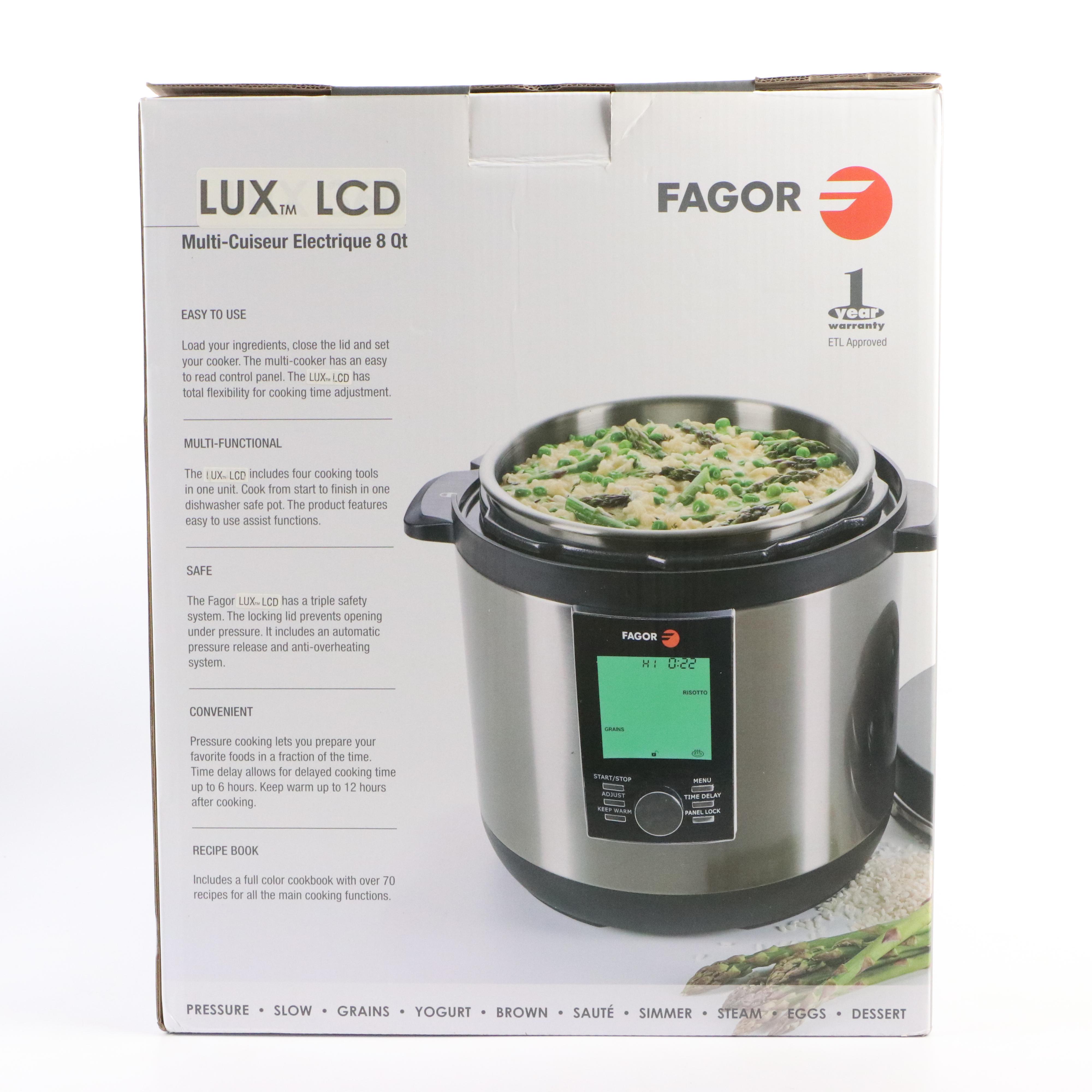 Fagor 8 Qt. Electric Cooker, Crofton Grill, Cuisinart Electric Knife and More