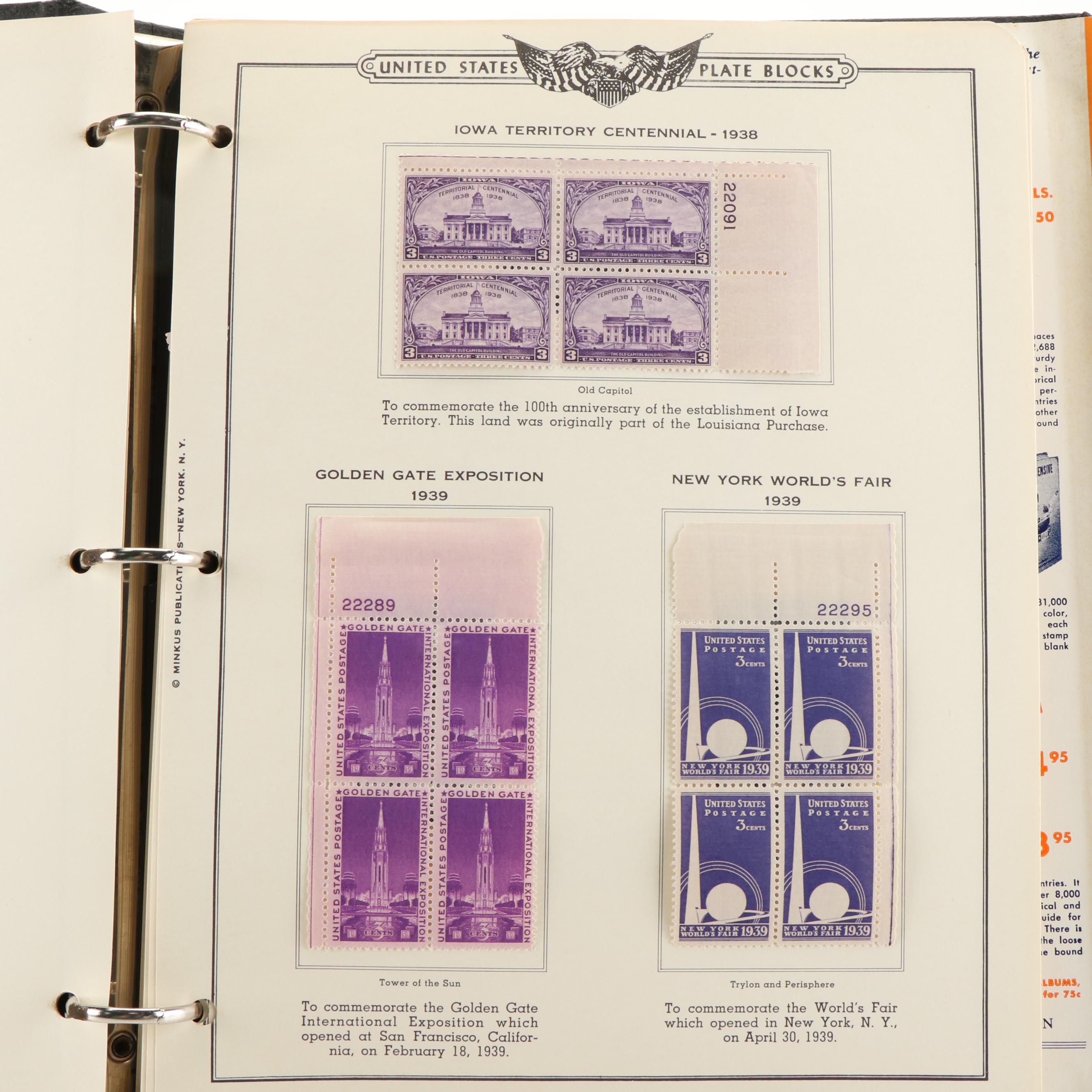 "American Plate Block Album"