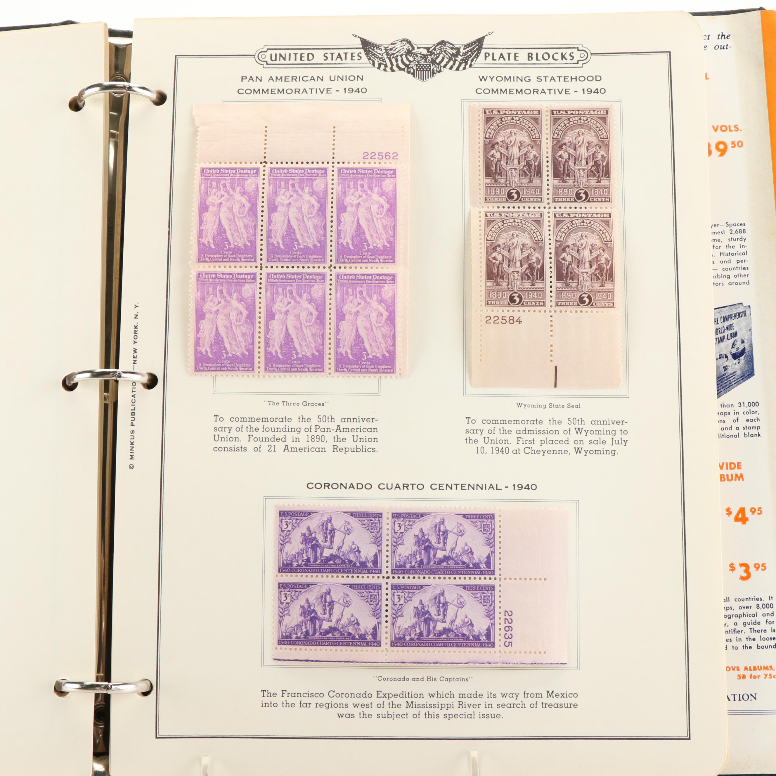 "American Plate Block Album"