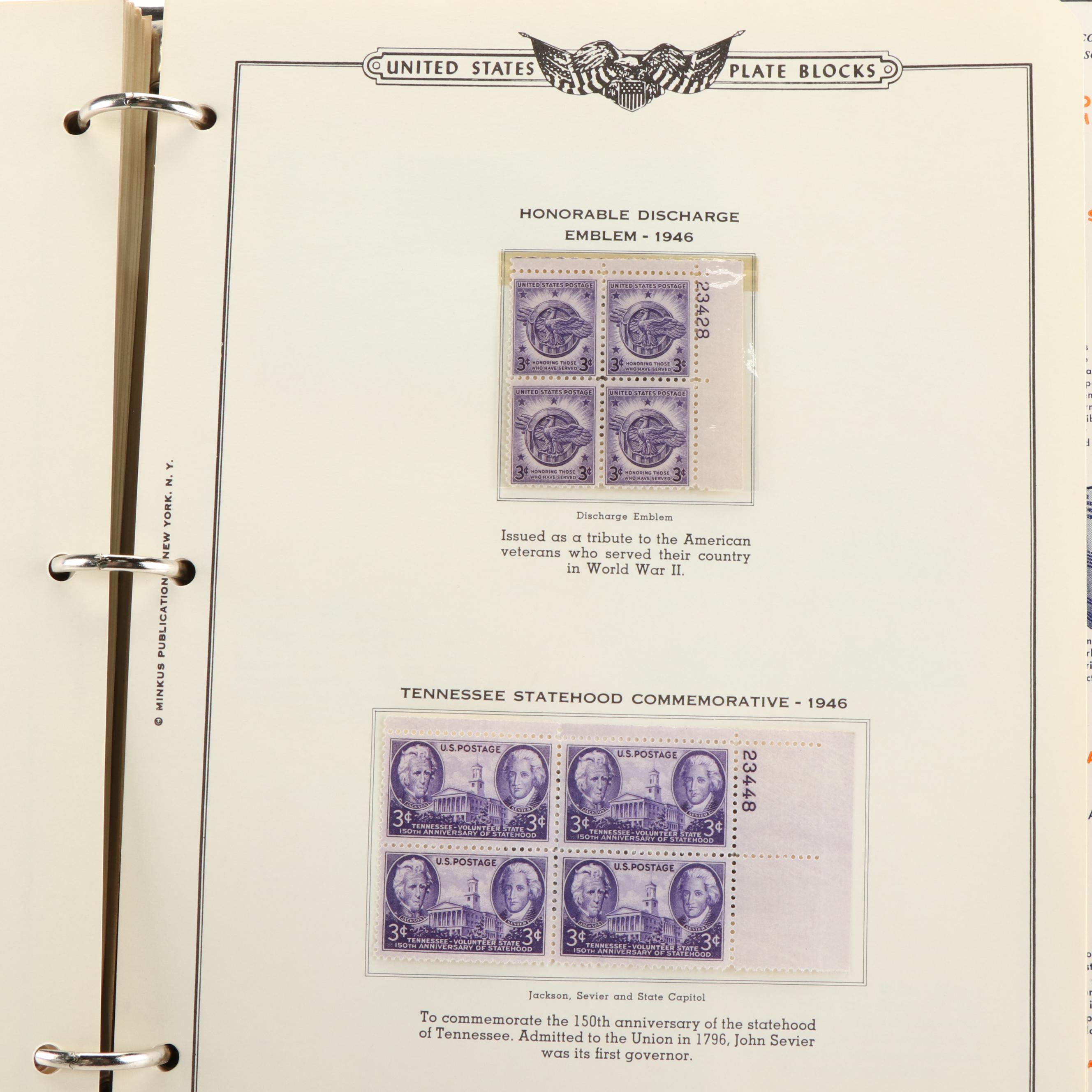 "American Plate Block Album"