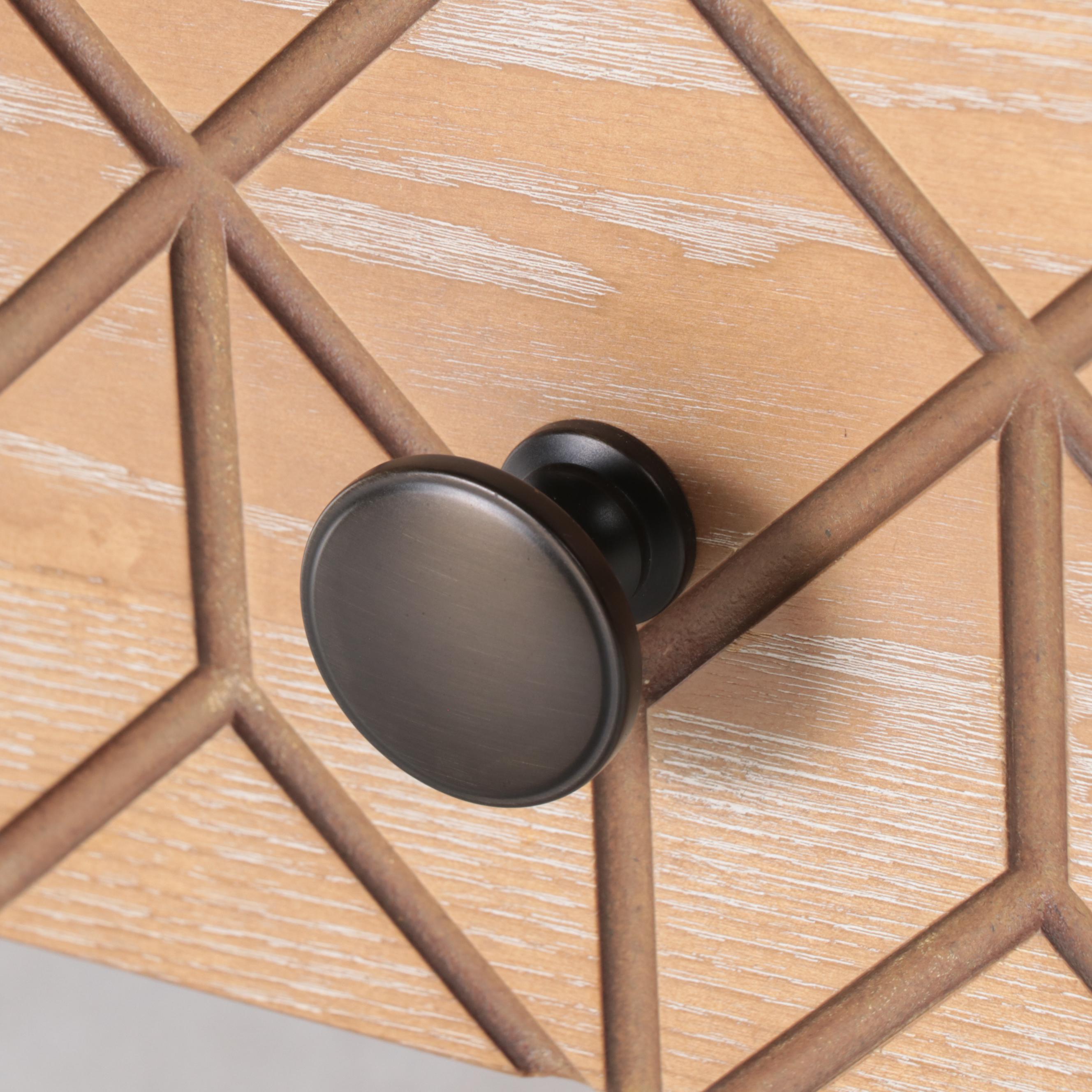 Contemporary Cerused Oak End Table