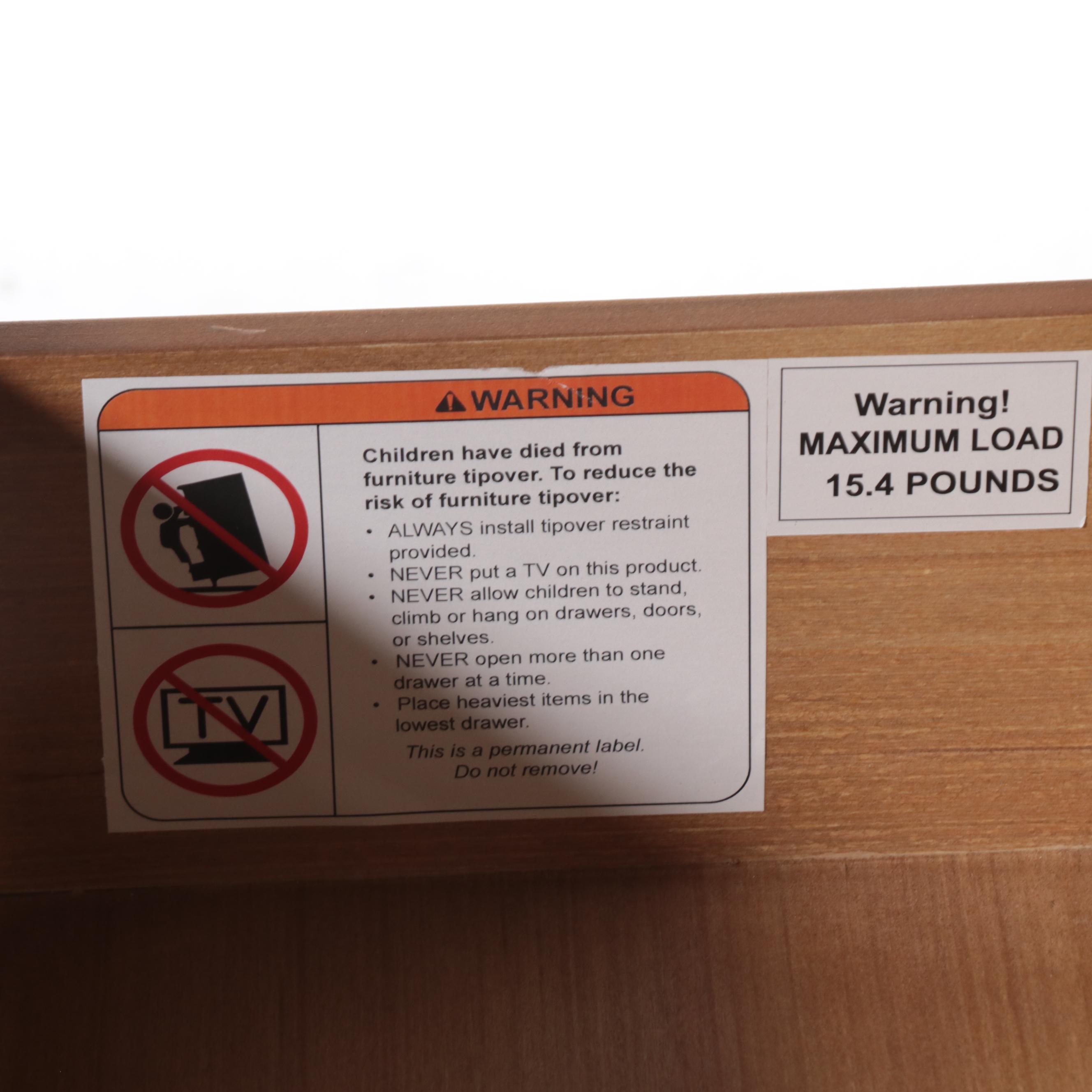 Contemporary Cerused Oak End Table