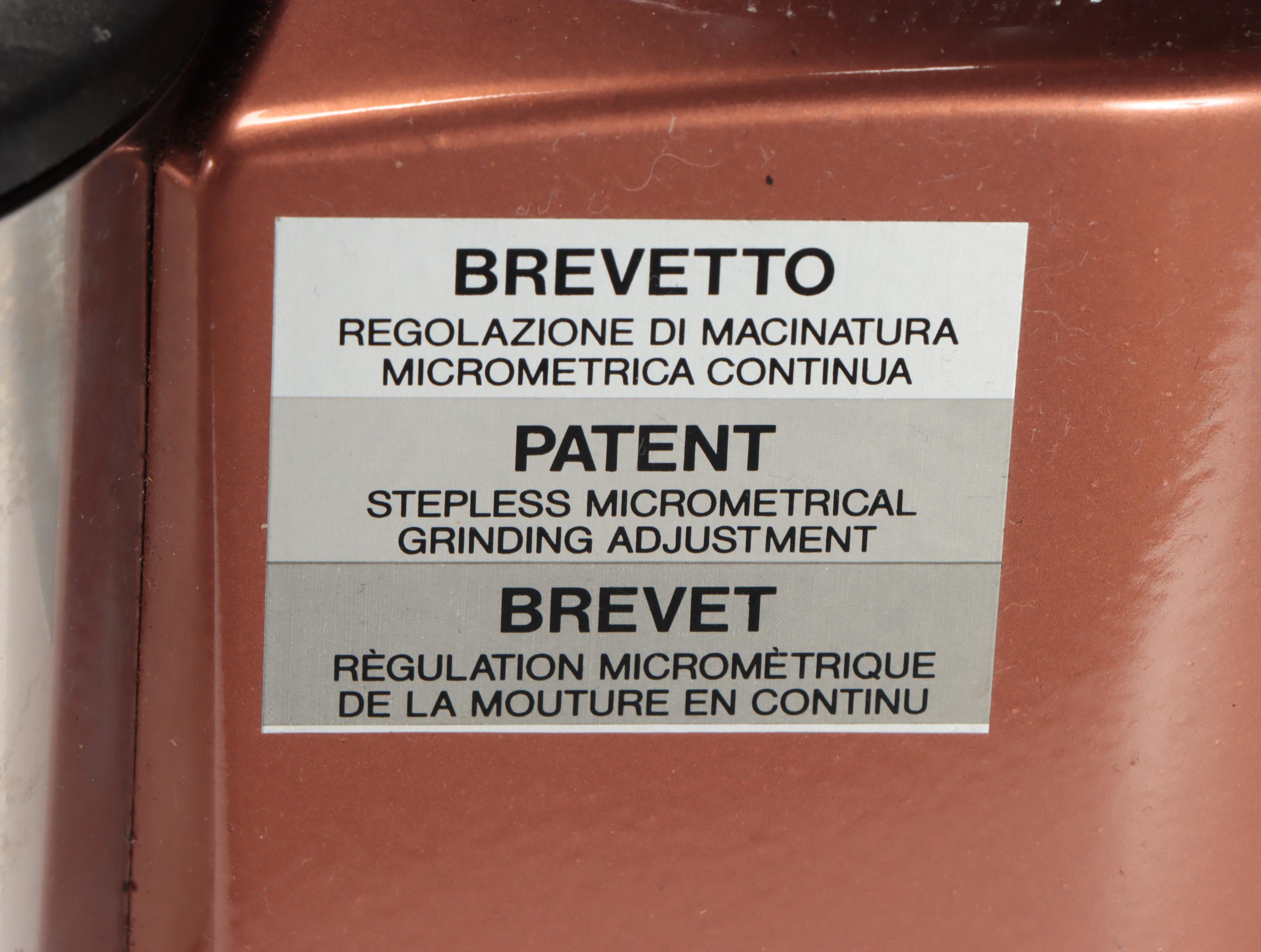 Astoria Super Jolly Timer Copper Finish Espresso Grinder