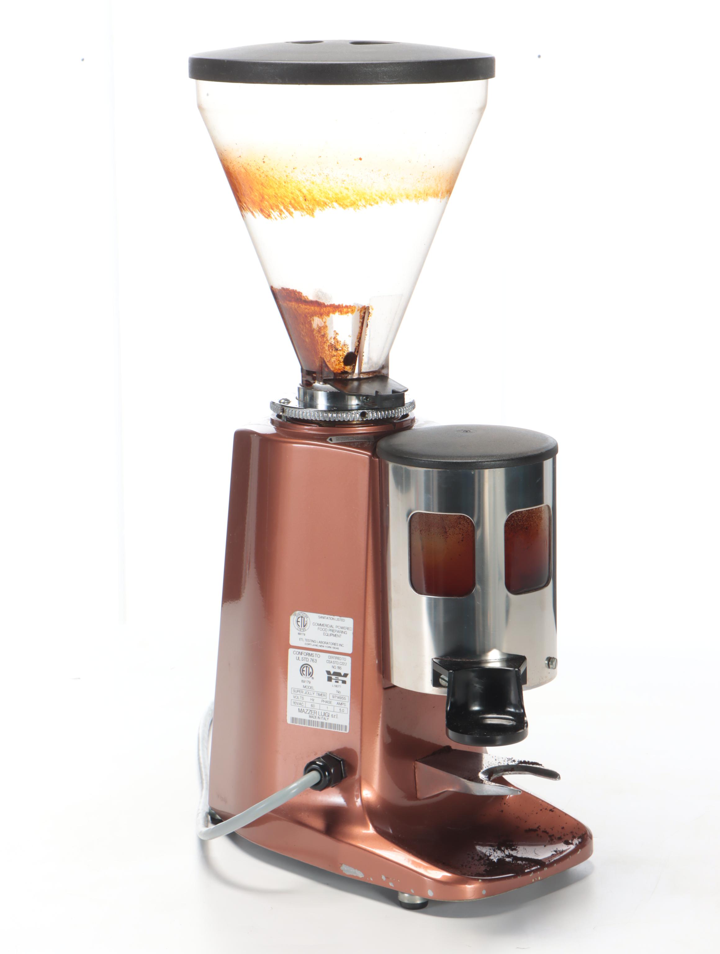 Astoria Super Jolly Timer Copper Finish Espresso Grinder