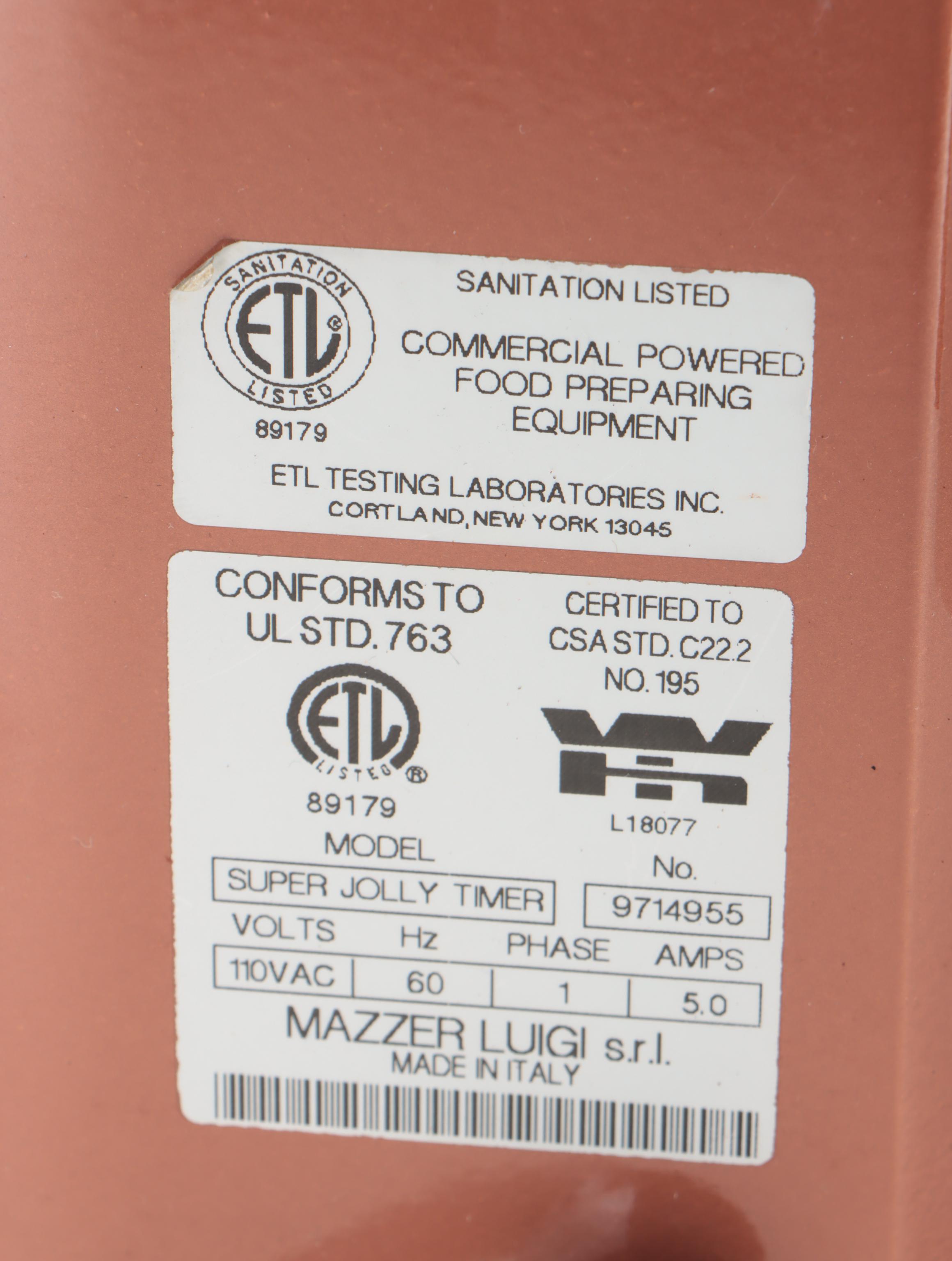 Astoria Super Jolly Timer Copper Finish Espresso Grinder