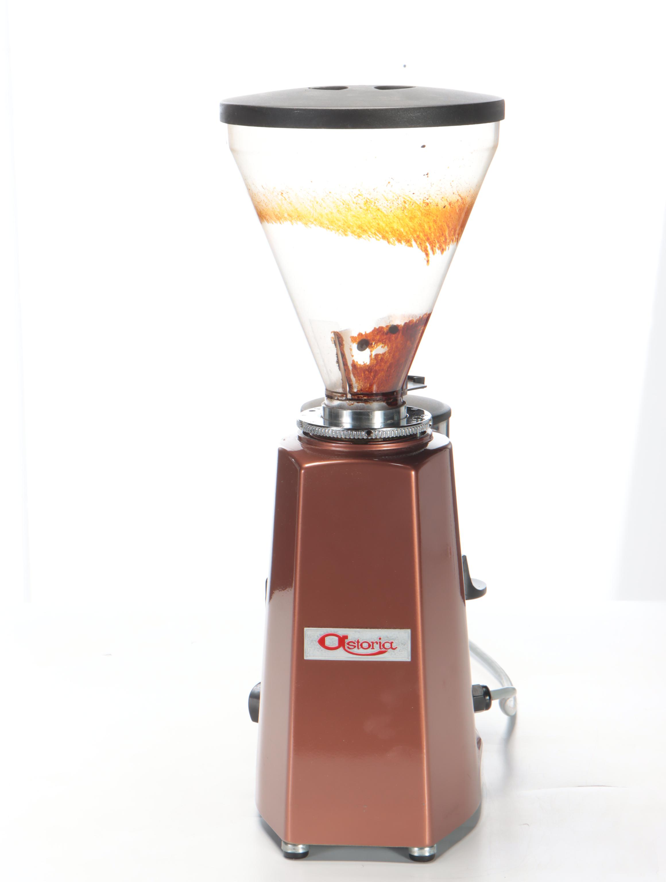 Astoria Super Jolly Timer Copper Finish Espresso Grinder