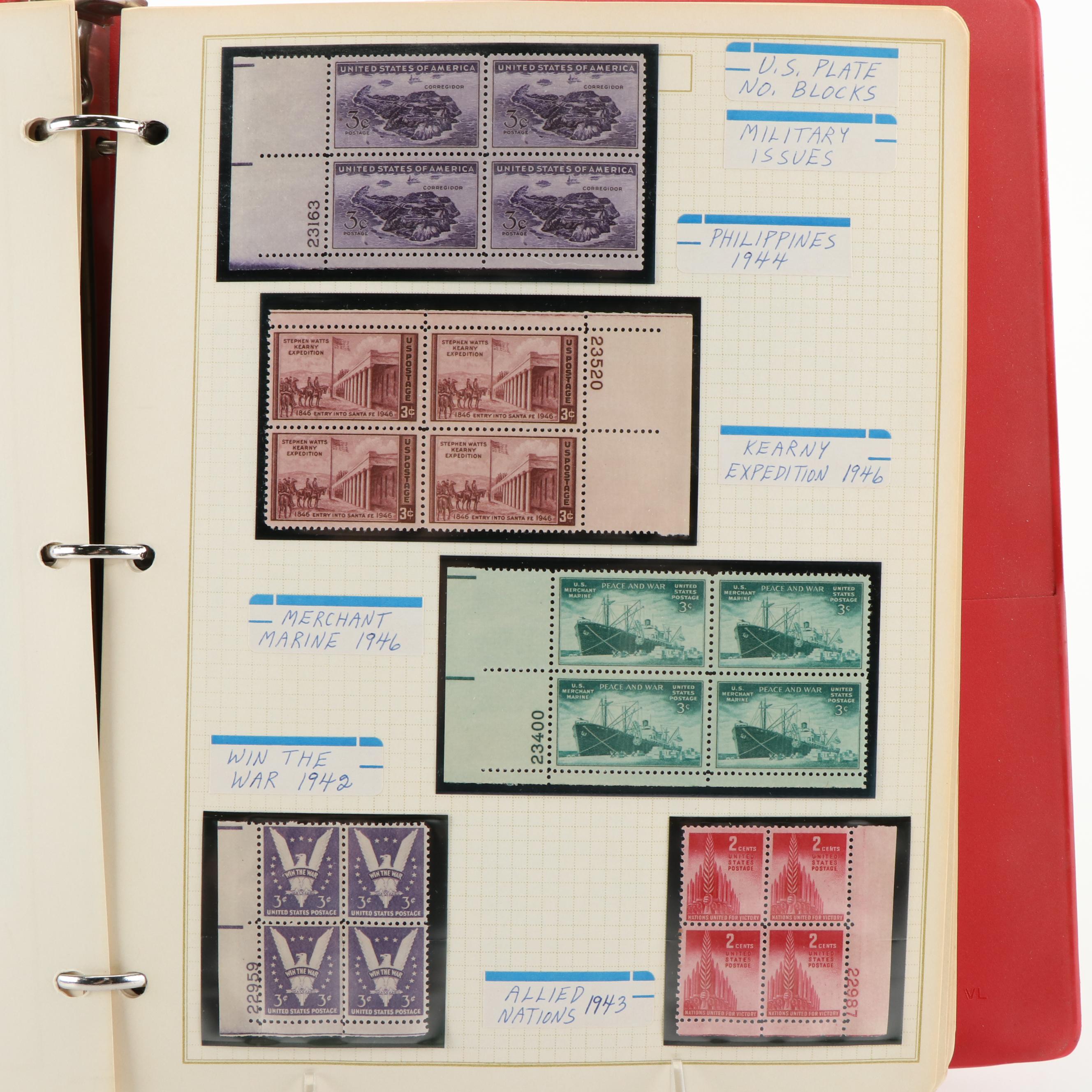 U.S. Plate Block Collection