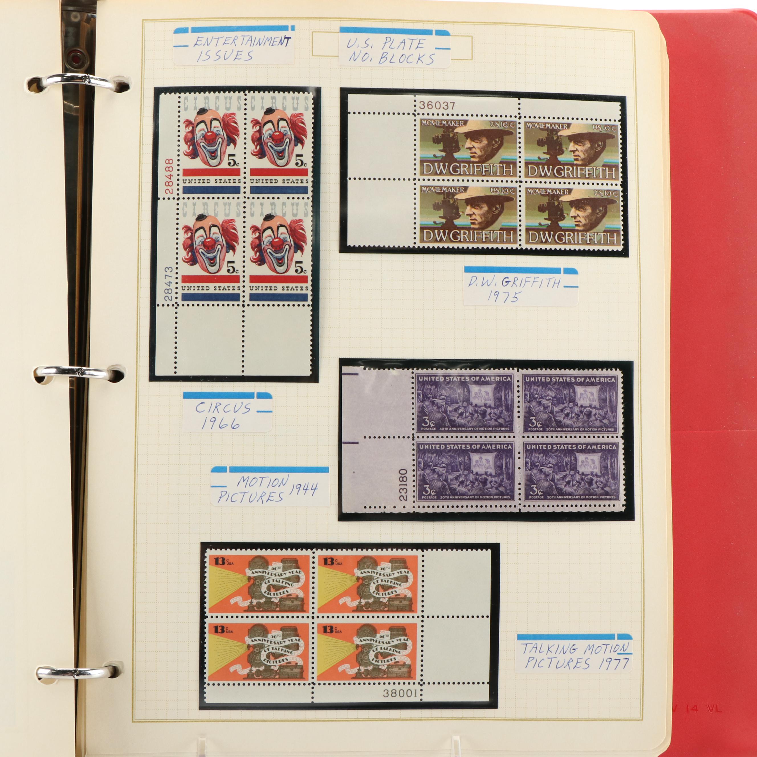 U.S. Plate Block Collection