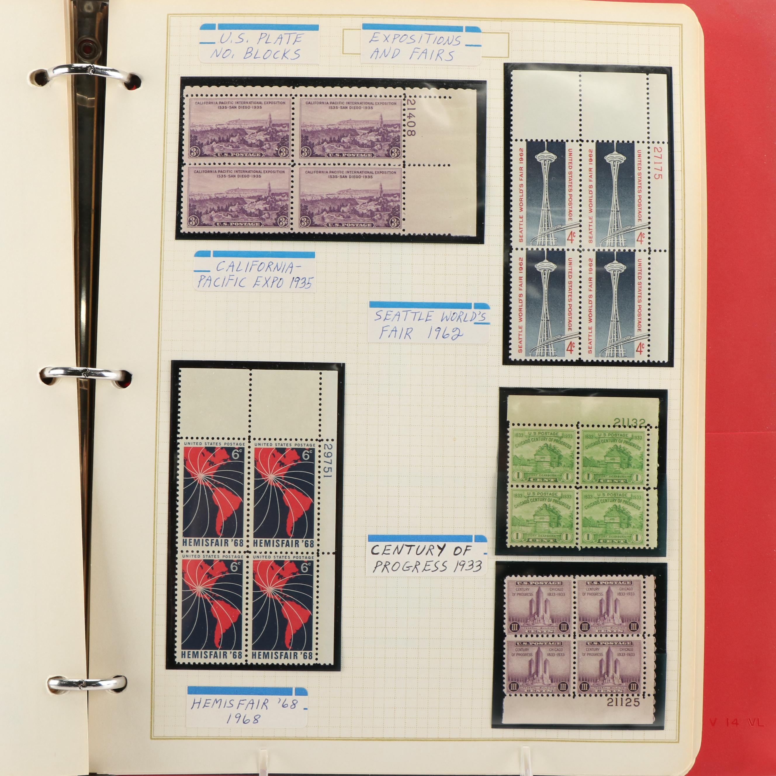 U.S. Plate Block Collection