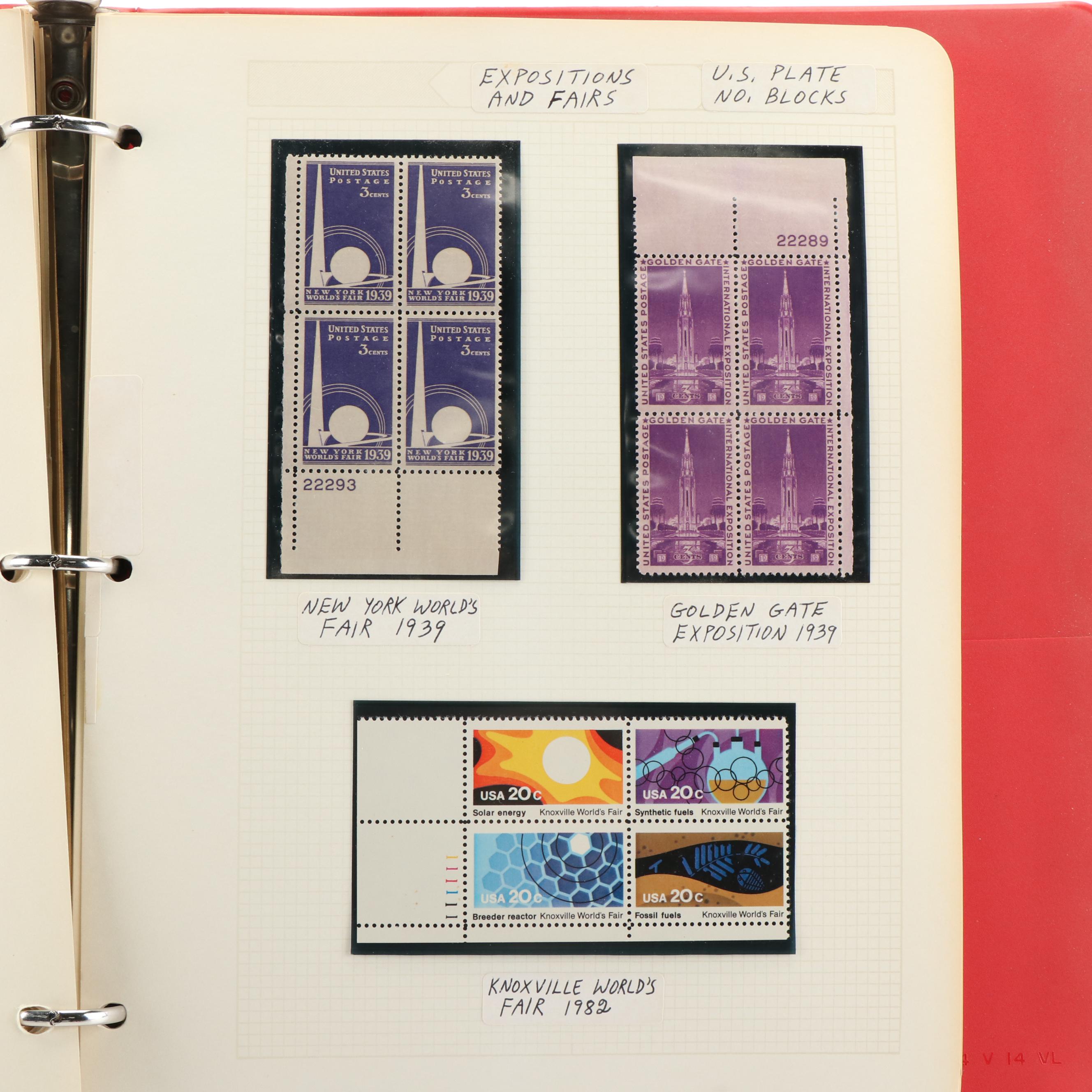 U.S. Plate Block Collection