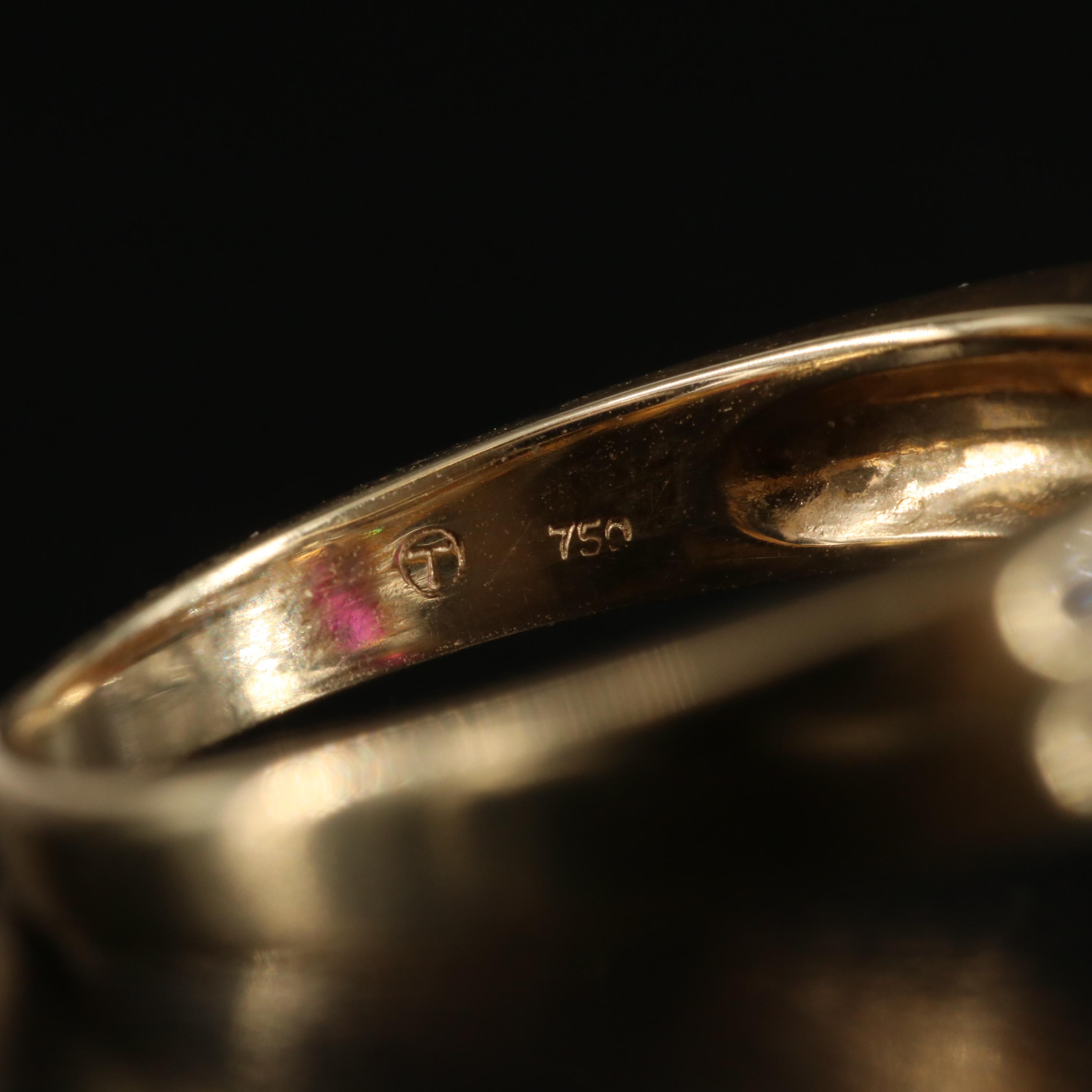 18K 1.00 CT Thai Ruby and Diamond Ring with GIA Report