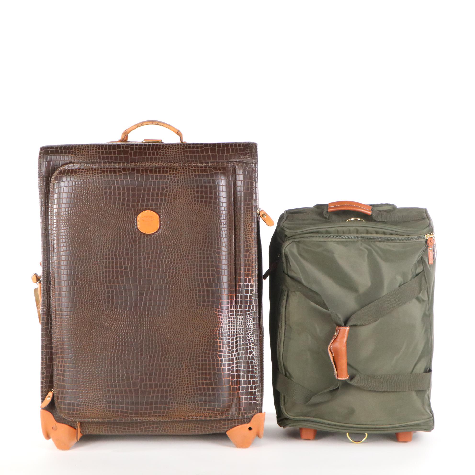 Bric's My Safari 18" Duffle Bag, 28" Expandable Spinner Luggage, Rolling Duffle