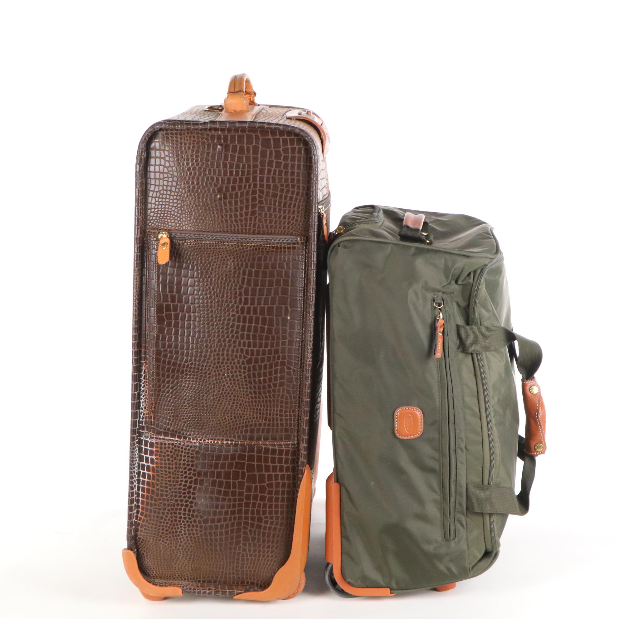 Bric's My Safari 18" Duffle Bag, 28" Expandable Spinner Luggage, Rolling Duffle