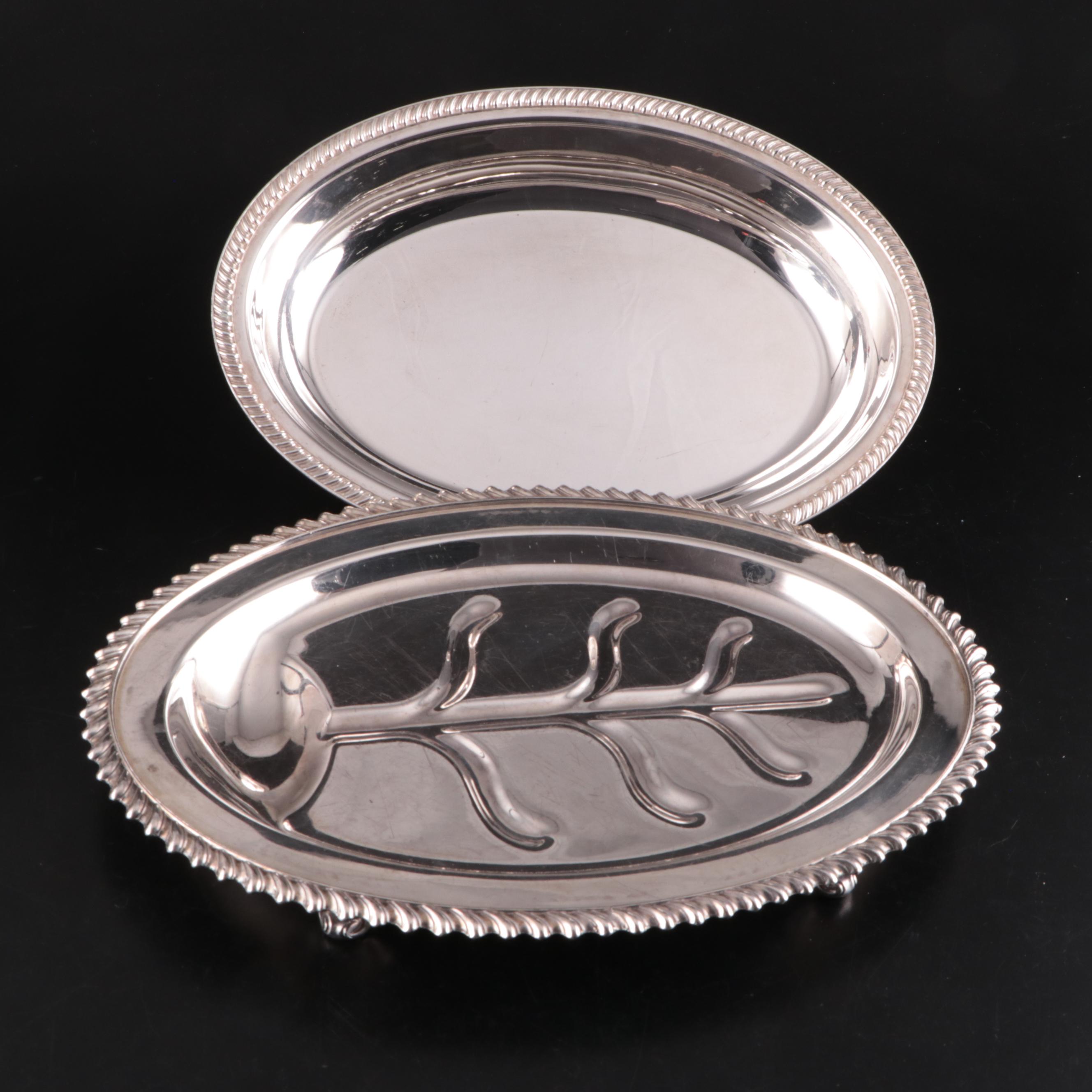 Walker & Hall  and Other Silver Plate Serving Dishes