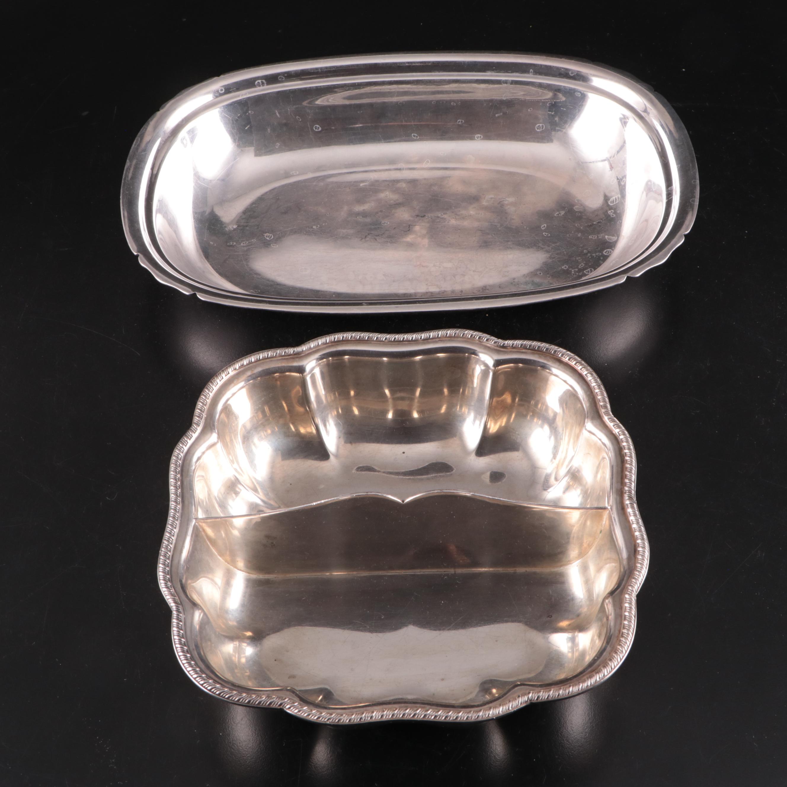Walker & Hall  and Other Silver Plate Serving Dishes