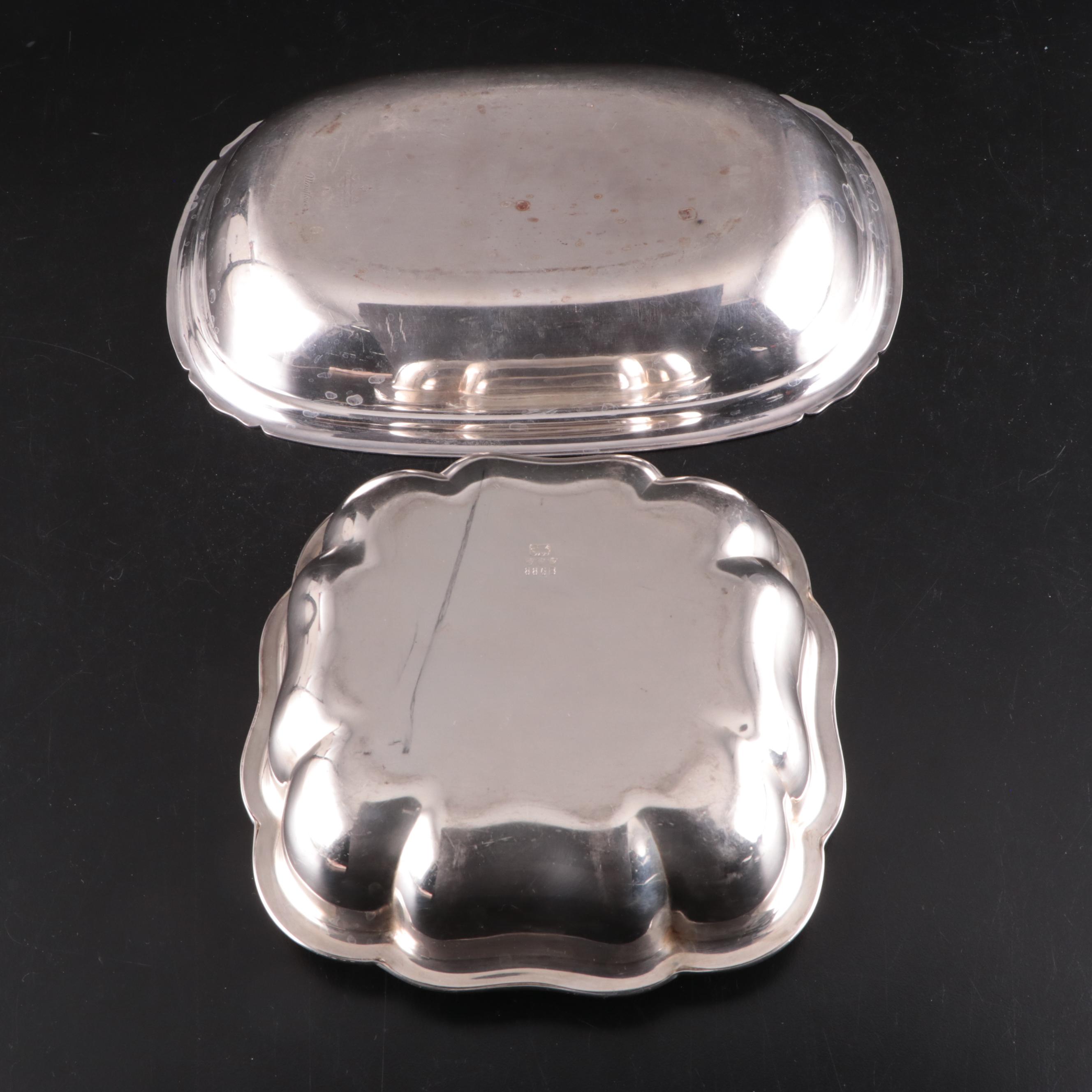 Walker & Hall  and Other Silver Plate Serving Dishes