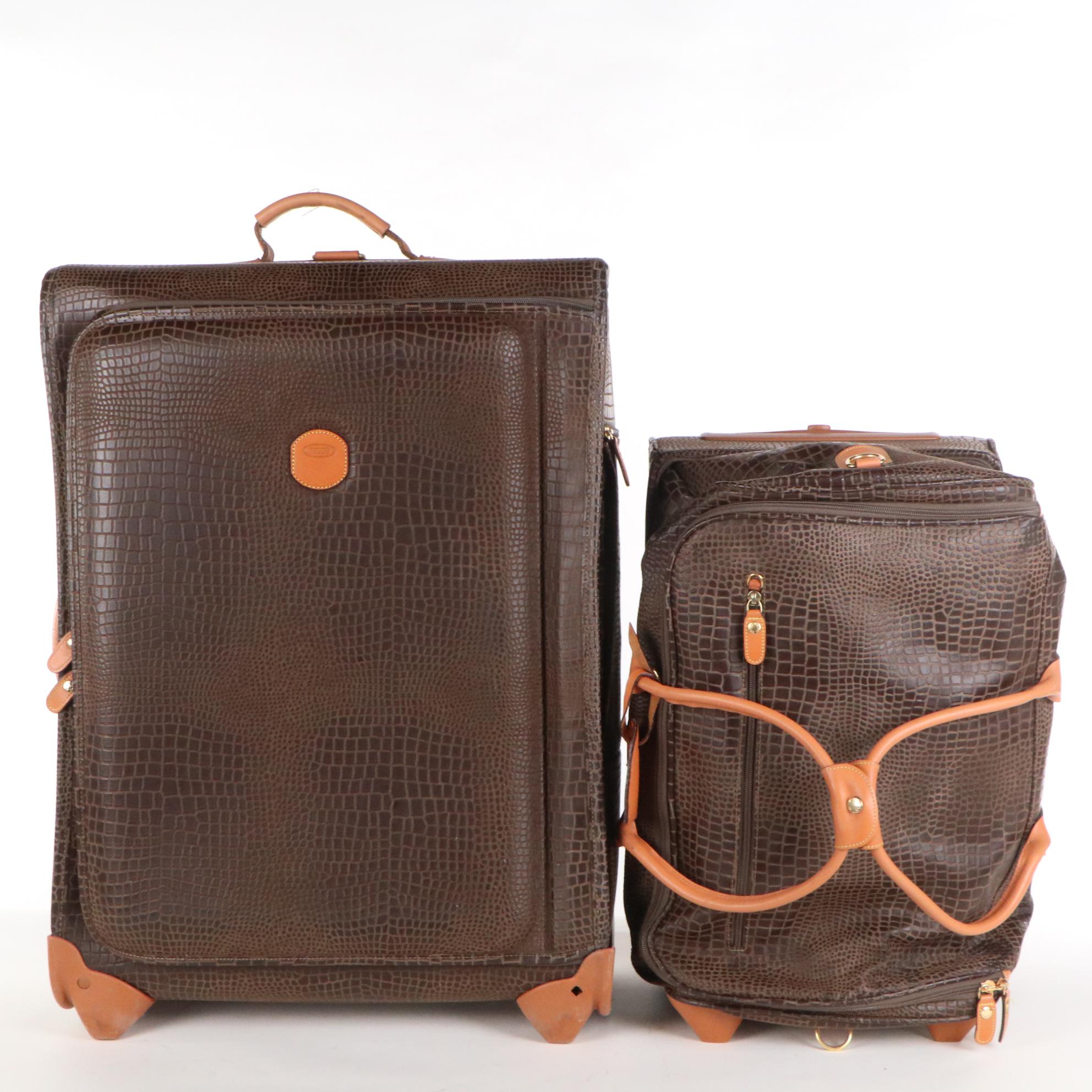 Bric's My Safari Travel Case Box, Duffle Bag and 28" Expandable Spinner Suitcase