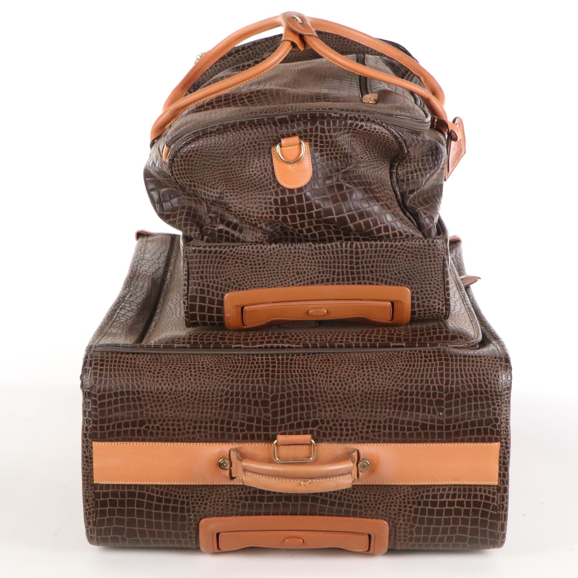 Bric's My Safari Travel Case Box, Duffle Bag and 28" Expandable Spinner Suitcase