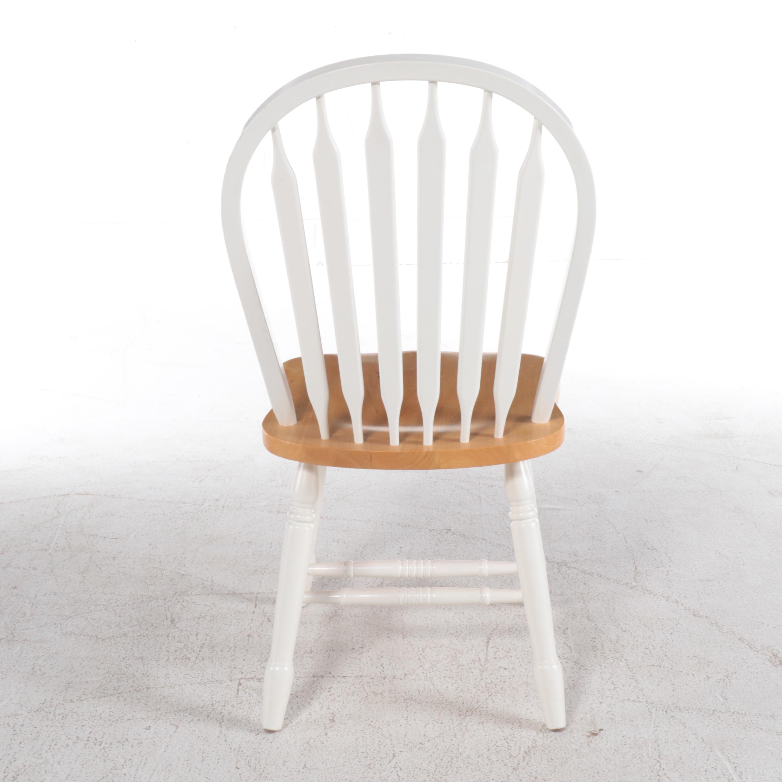 Oak Clawfoot Pedestal Dining Table with Two Chairs