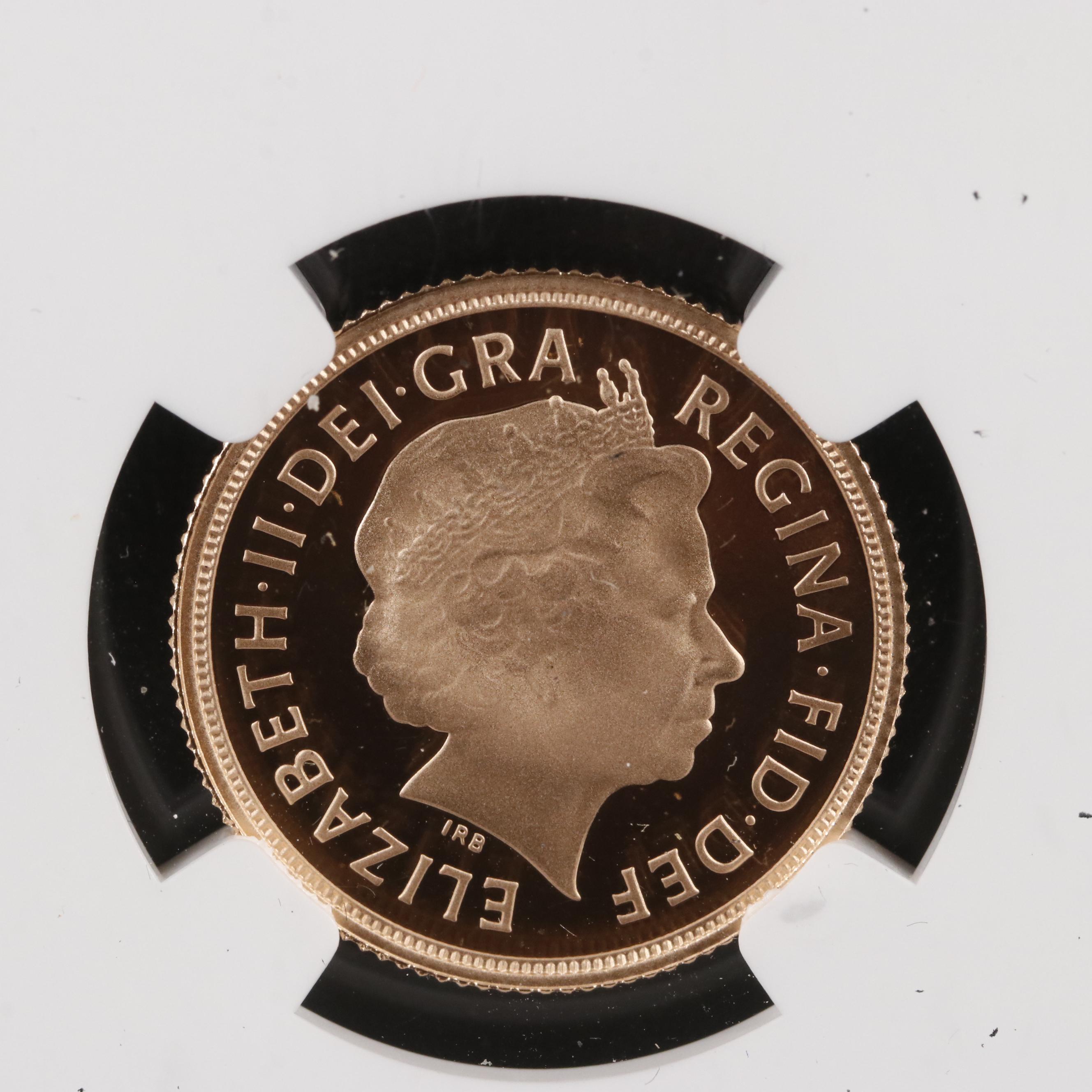 NGC PF70 Ultra Cameo 2015 British Gold Sovereign