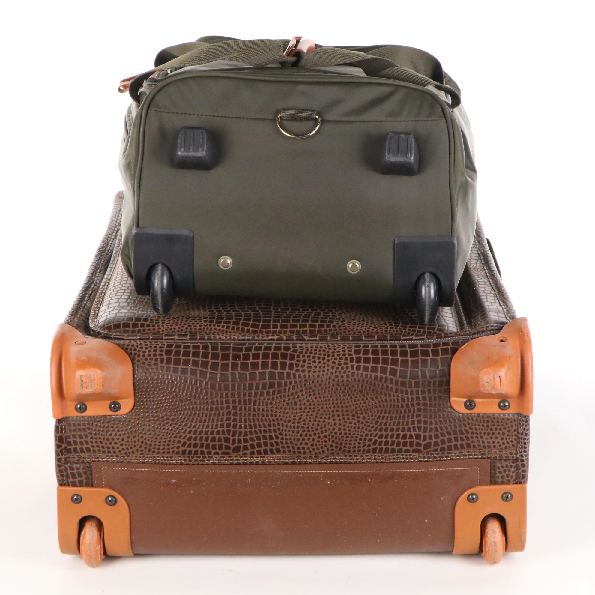 Bric's My Safari Duffle Bag, Rolling Duffle and 28" Expandable Spinner Suitcase EBTH