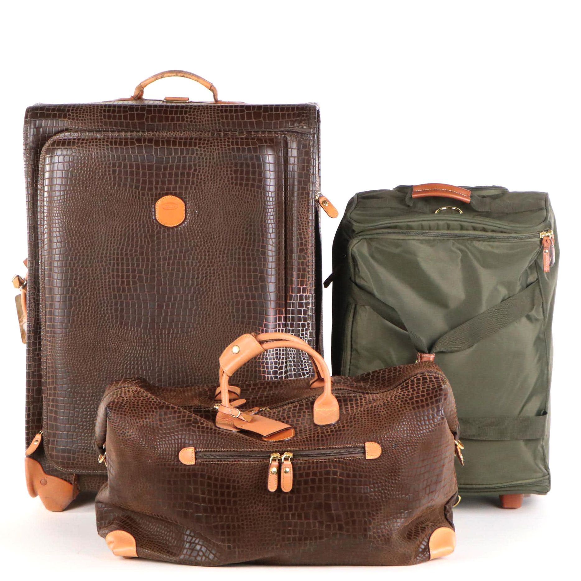 Bric's My Safari 18" Duffle Bag, 28" Expandable Spinner Luggage, Rolling Duffle