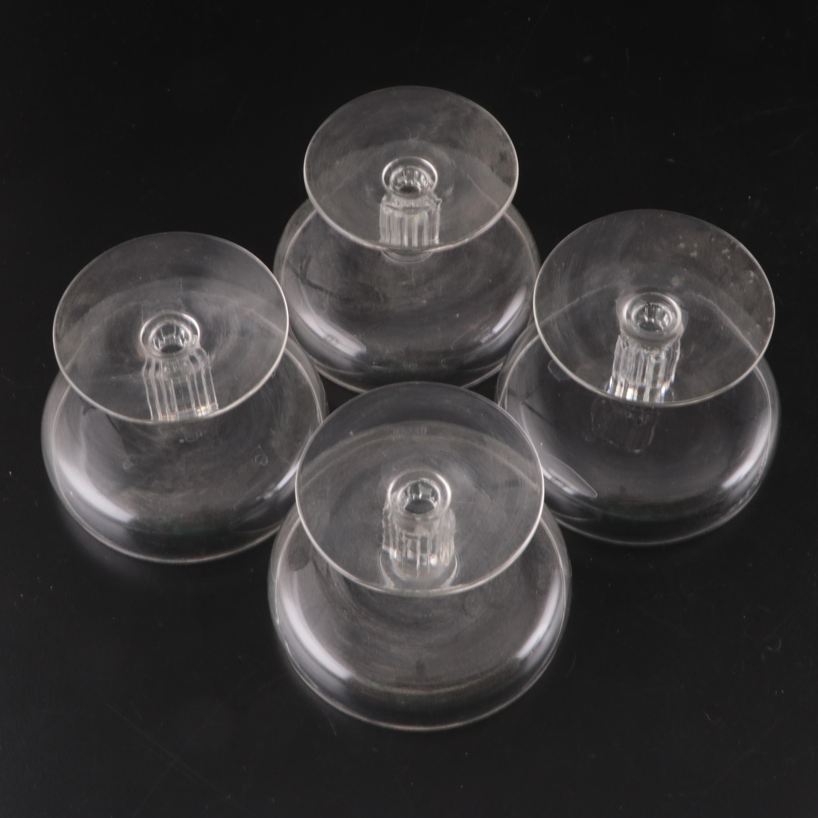 Pressed Glass Compote with Cherub Motif and More