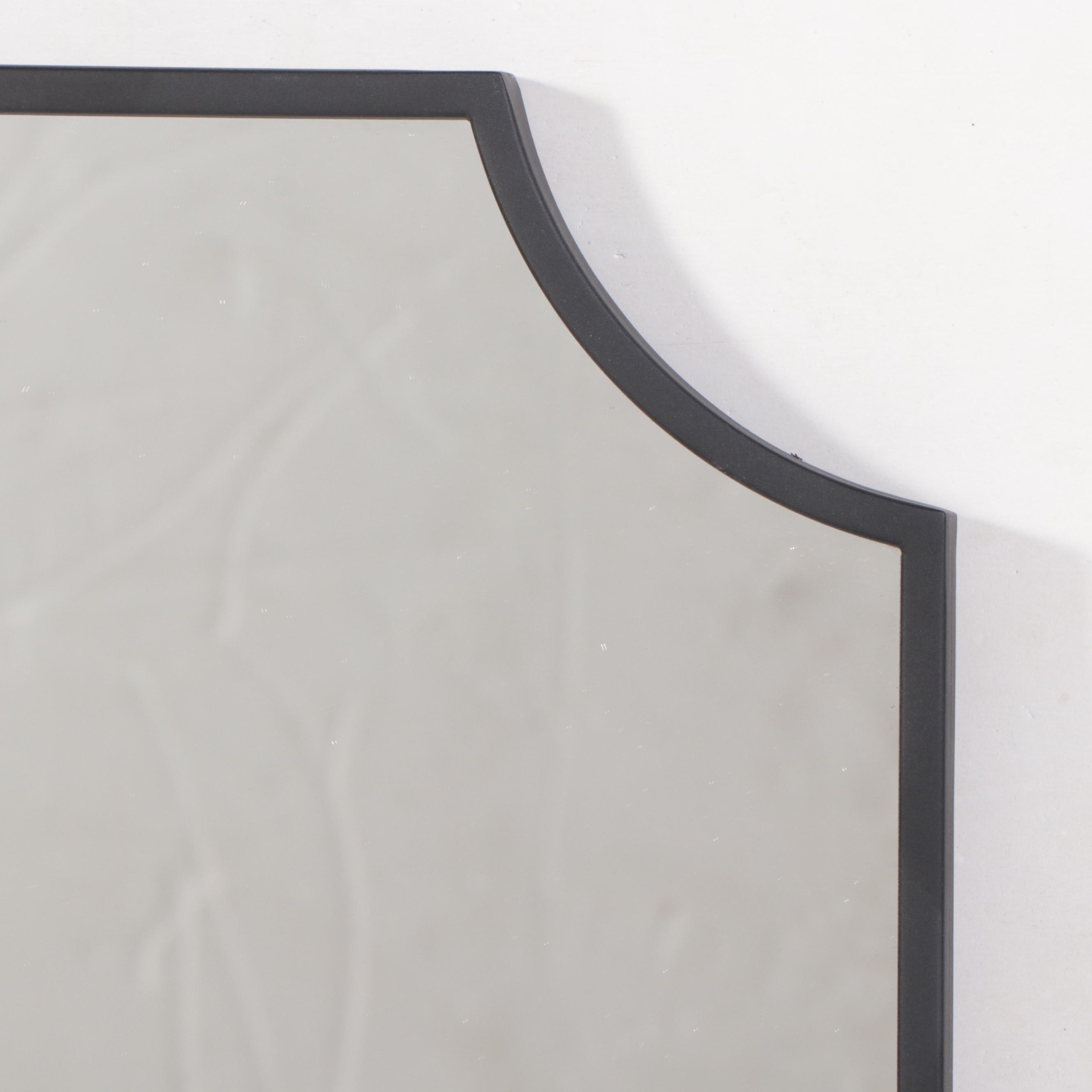 Signature Hardware Ulric Decorative Vanity Mirror in Matte Black Finish