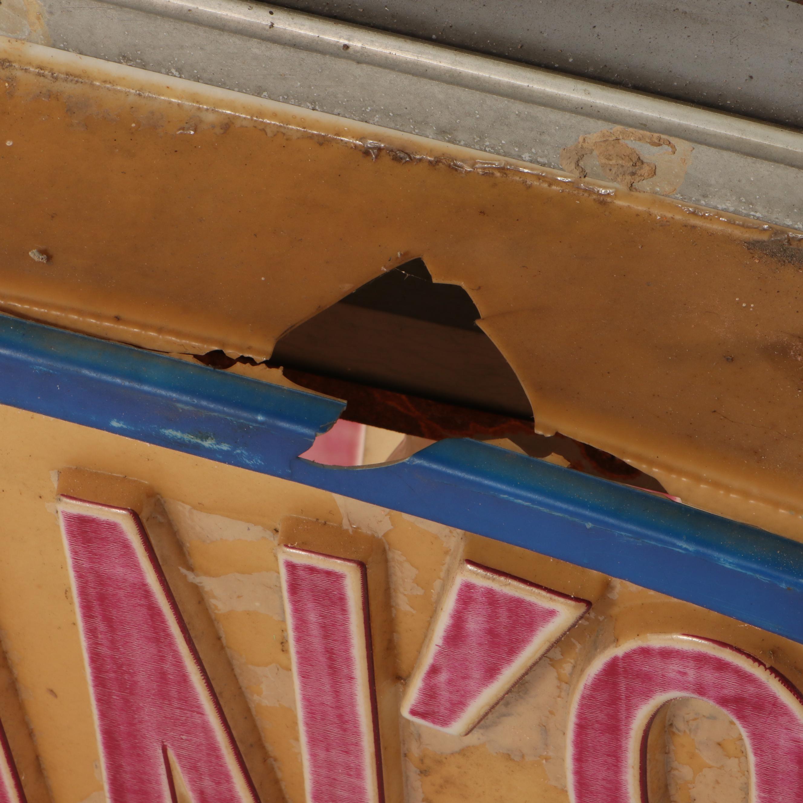 Freedman's "The Friendly Family Store" Illuminated Advertising Sign, Mid-20th C.
