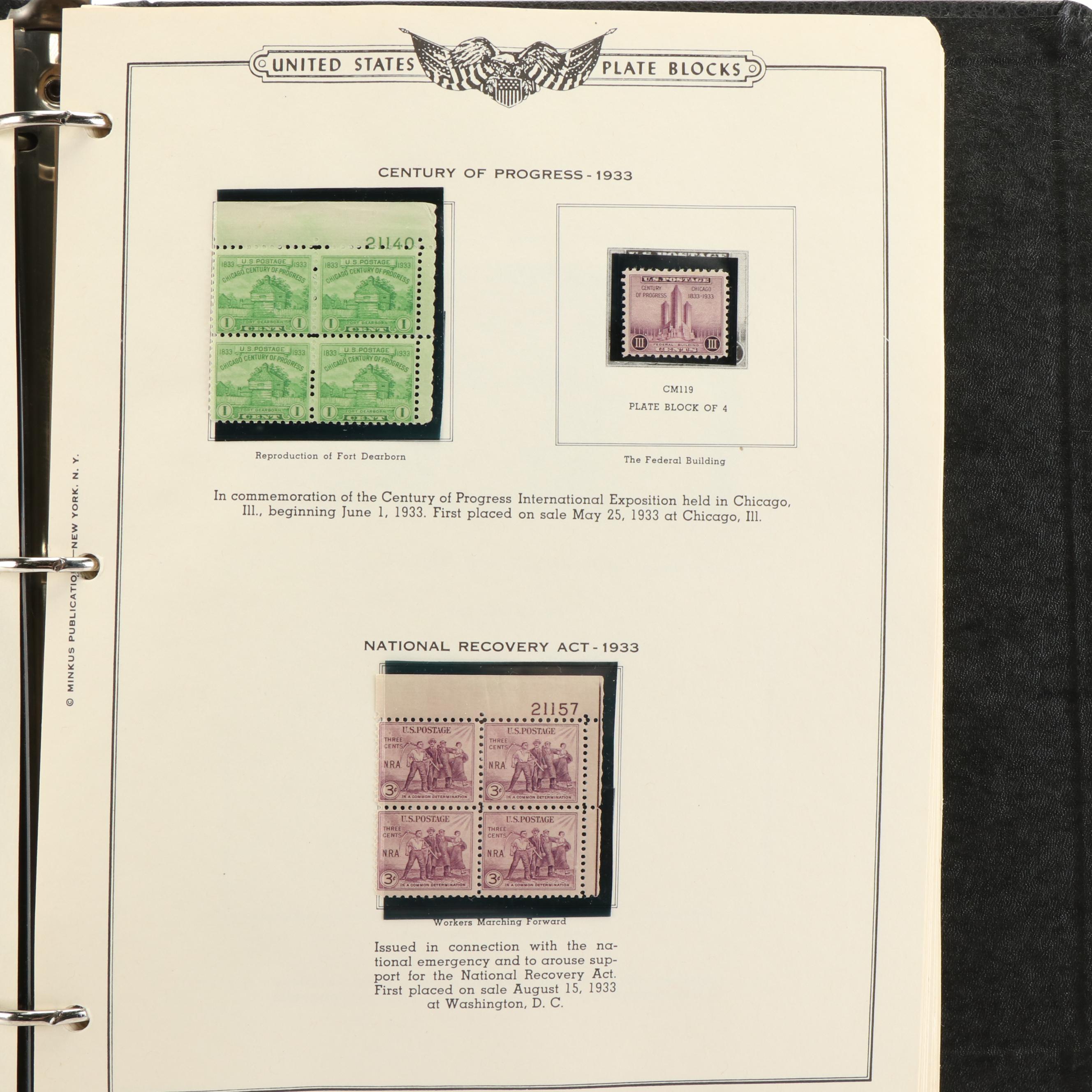 U.S. Plate Block Collection