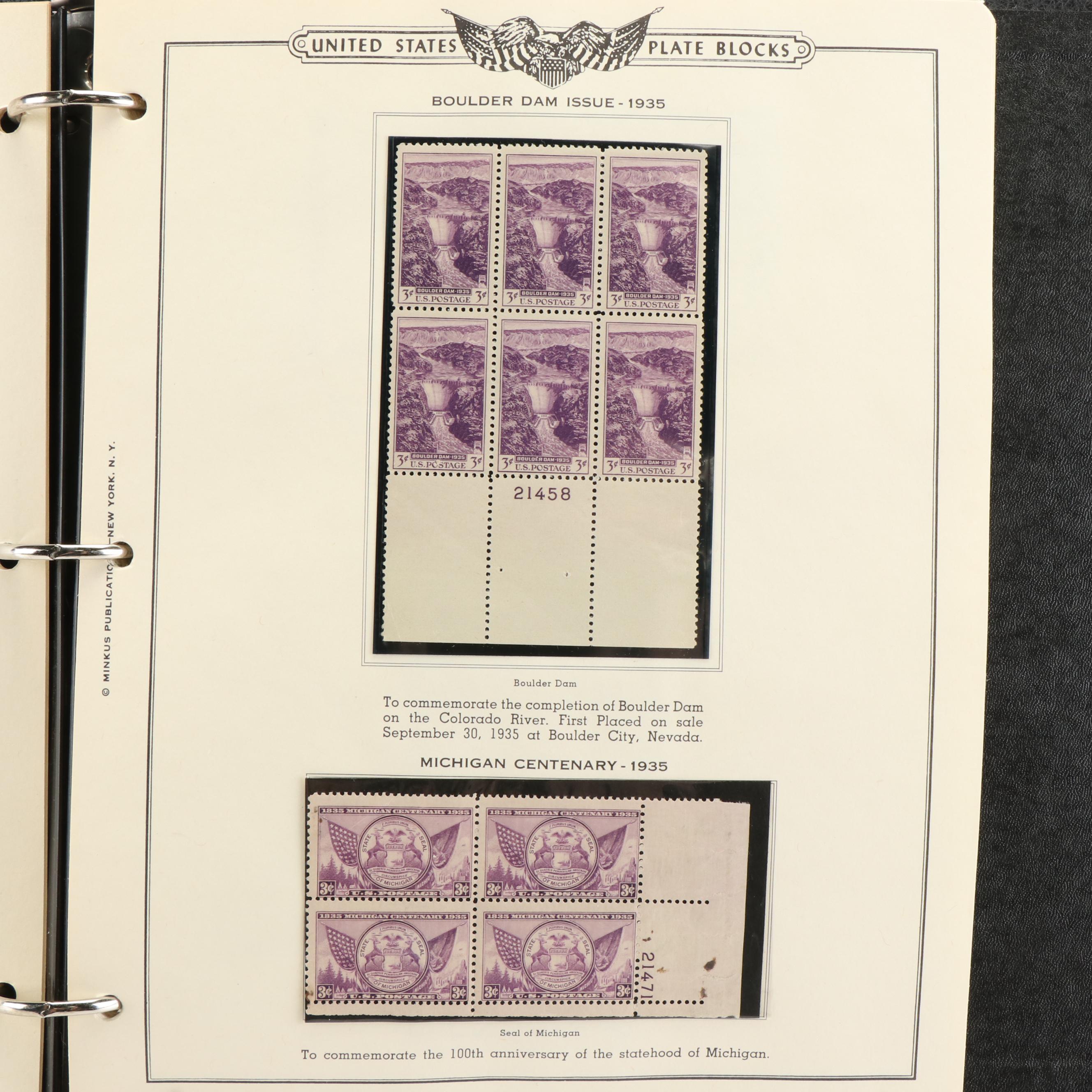 U.S. Plate Block Collection
