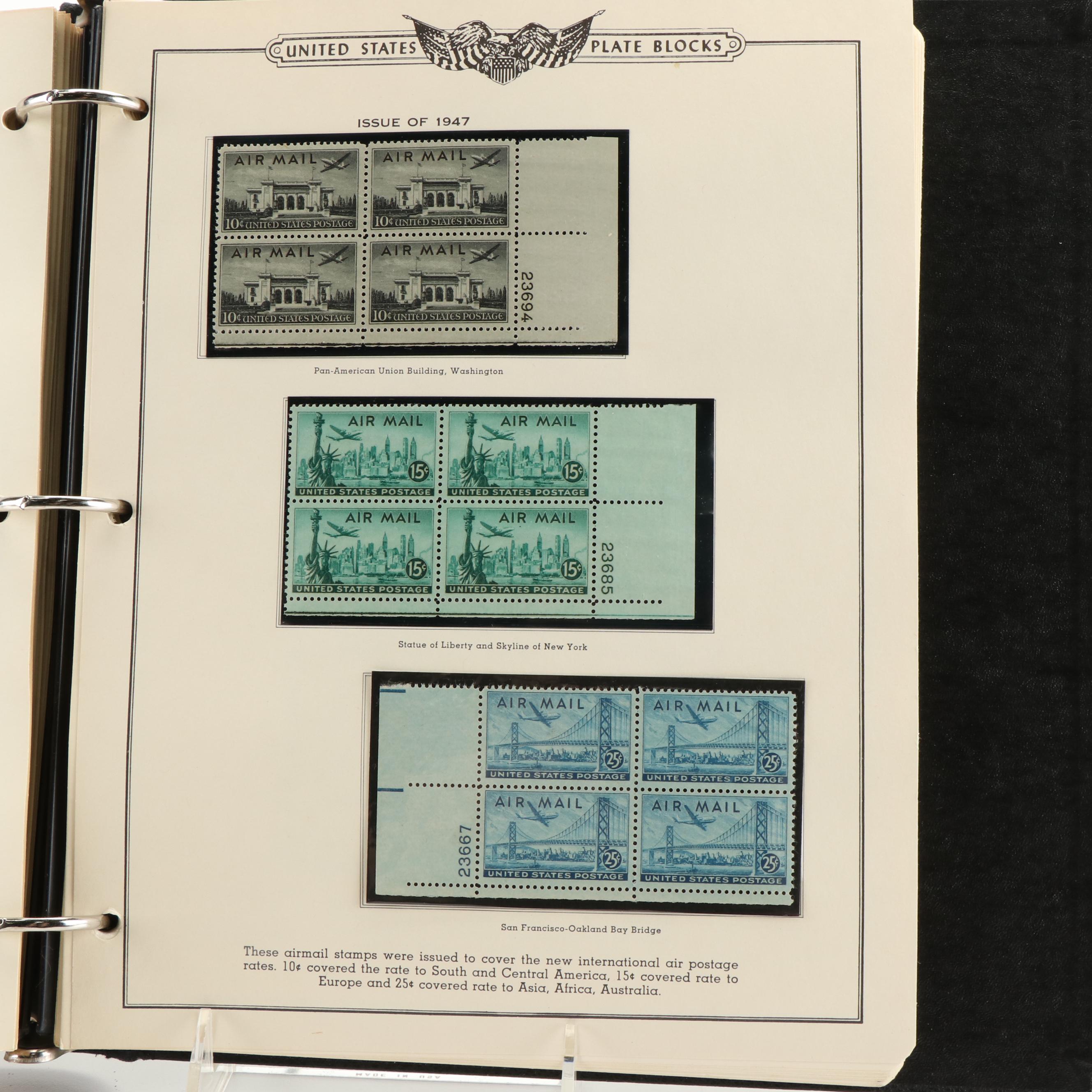 U.S. Plate Block Collection