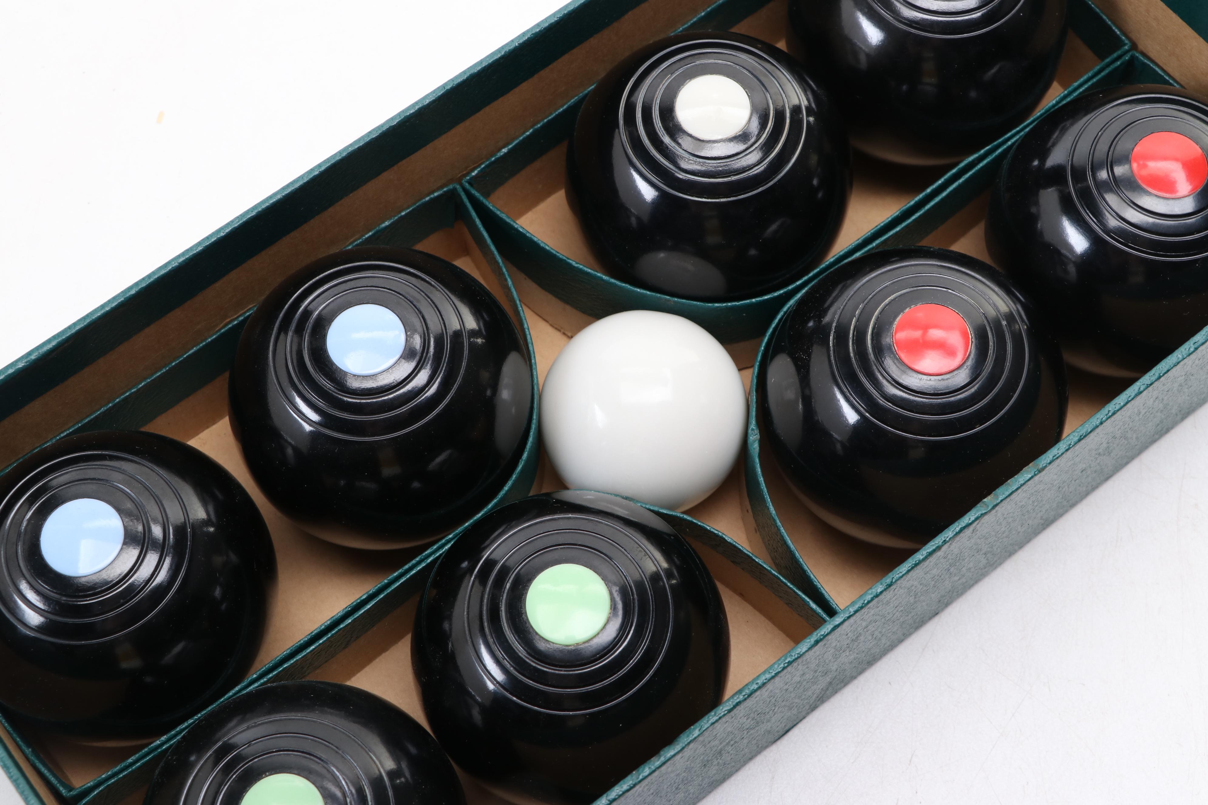 B&A Carpet Bowls Indoor Game, Mid-20th Century