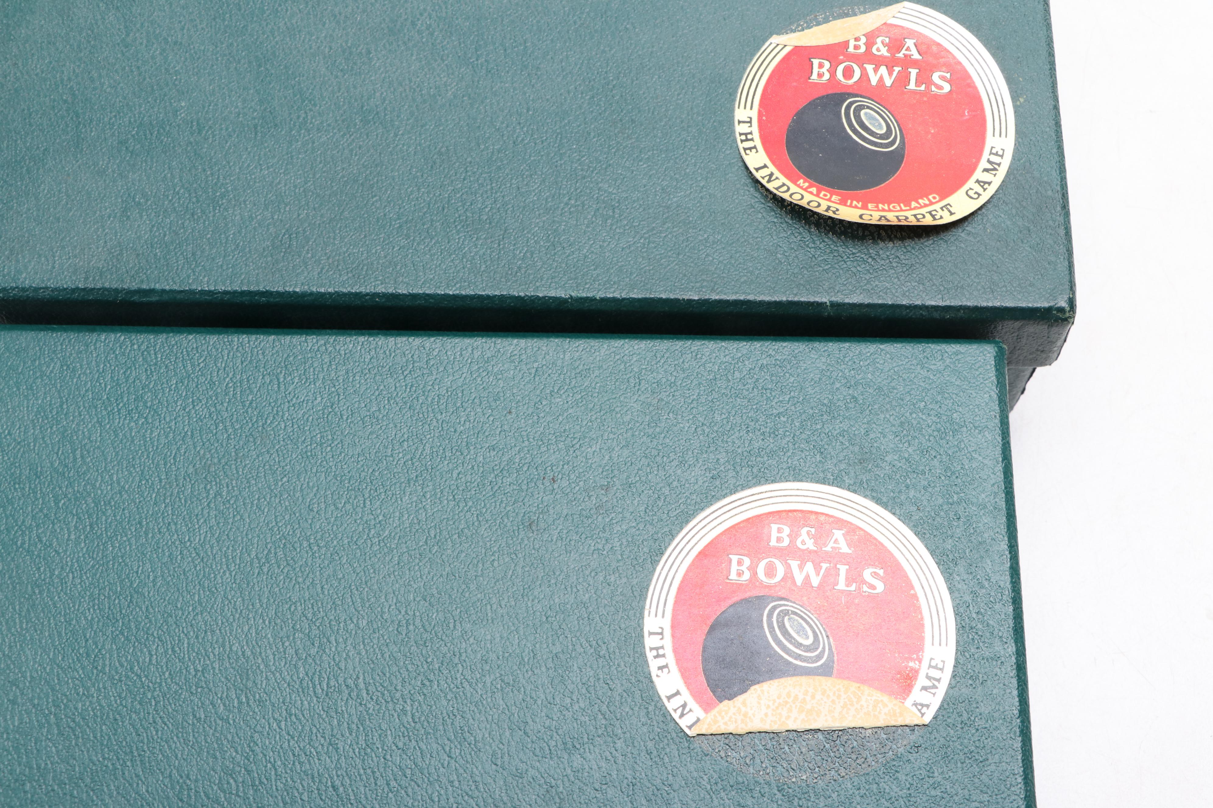 B&A Carpet Bowls Indoor Game, Mid-20th Century