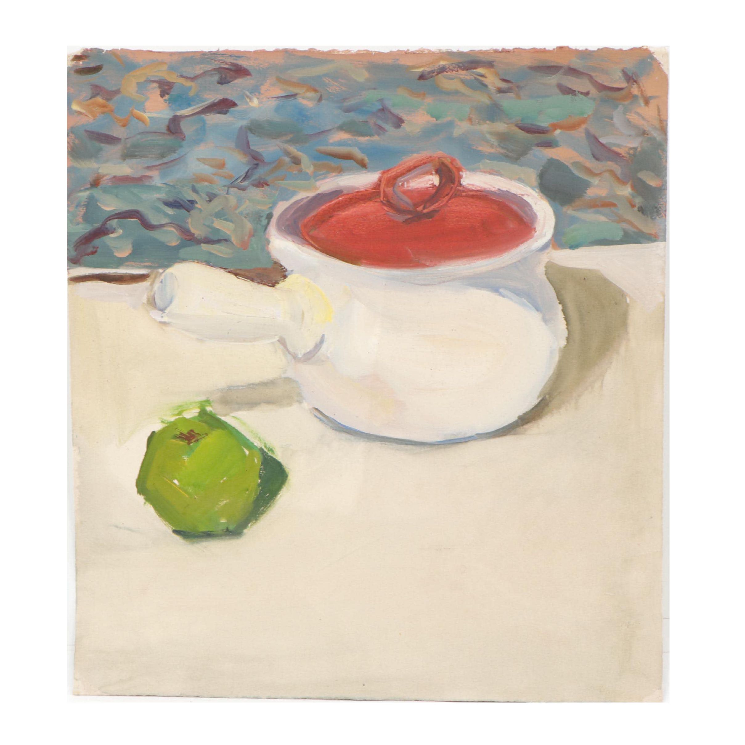 Deborah Kriger Still Life Oil Painting, Late 20th Century