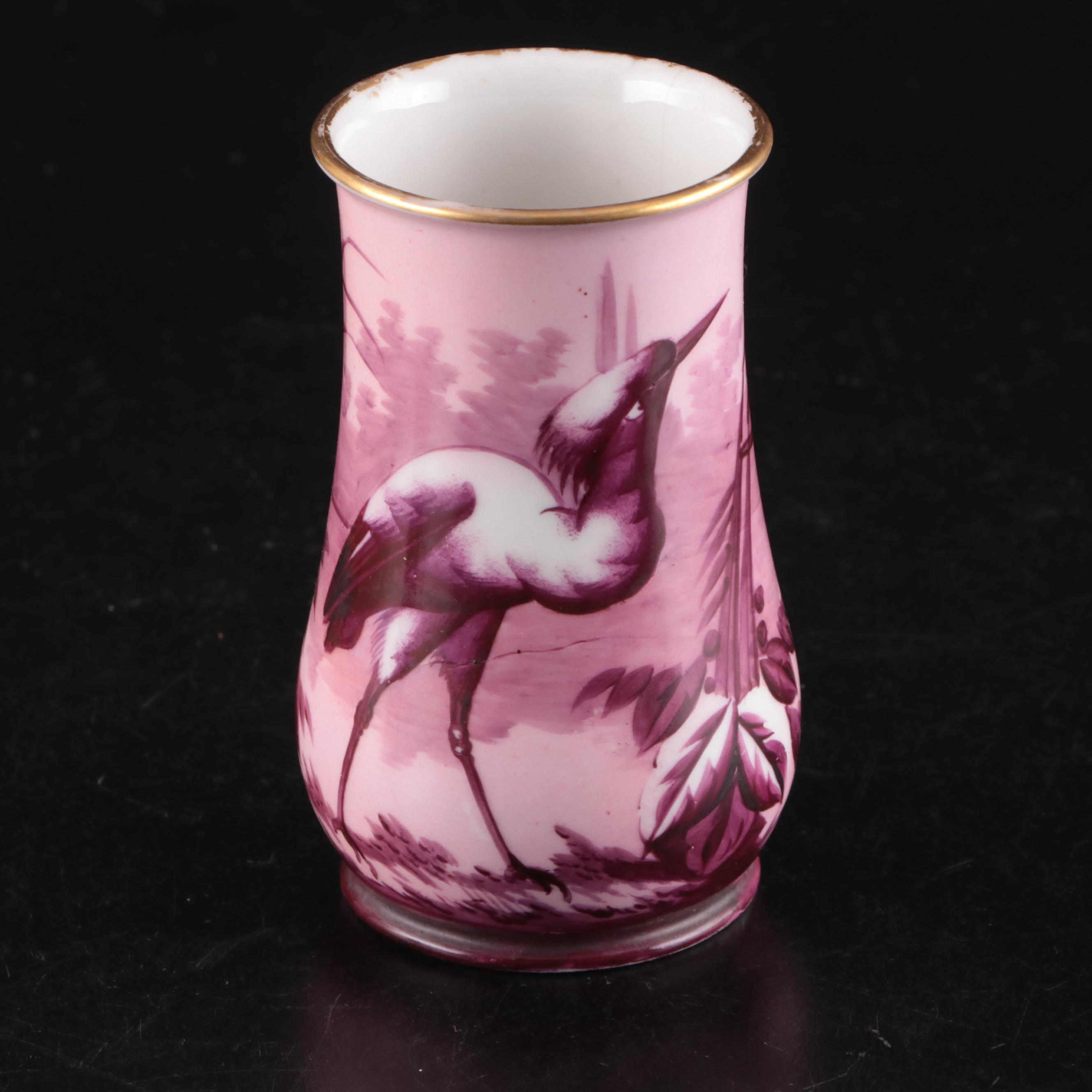 Handmade Glass Vases, Ormolu Perfume Bottle, Crane Porcelain Vase and More