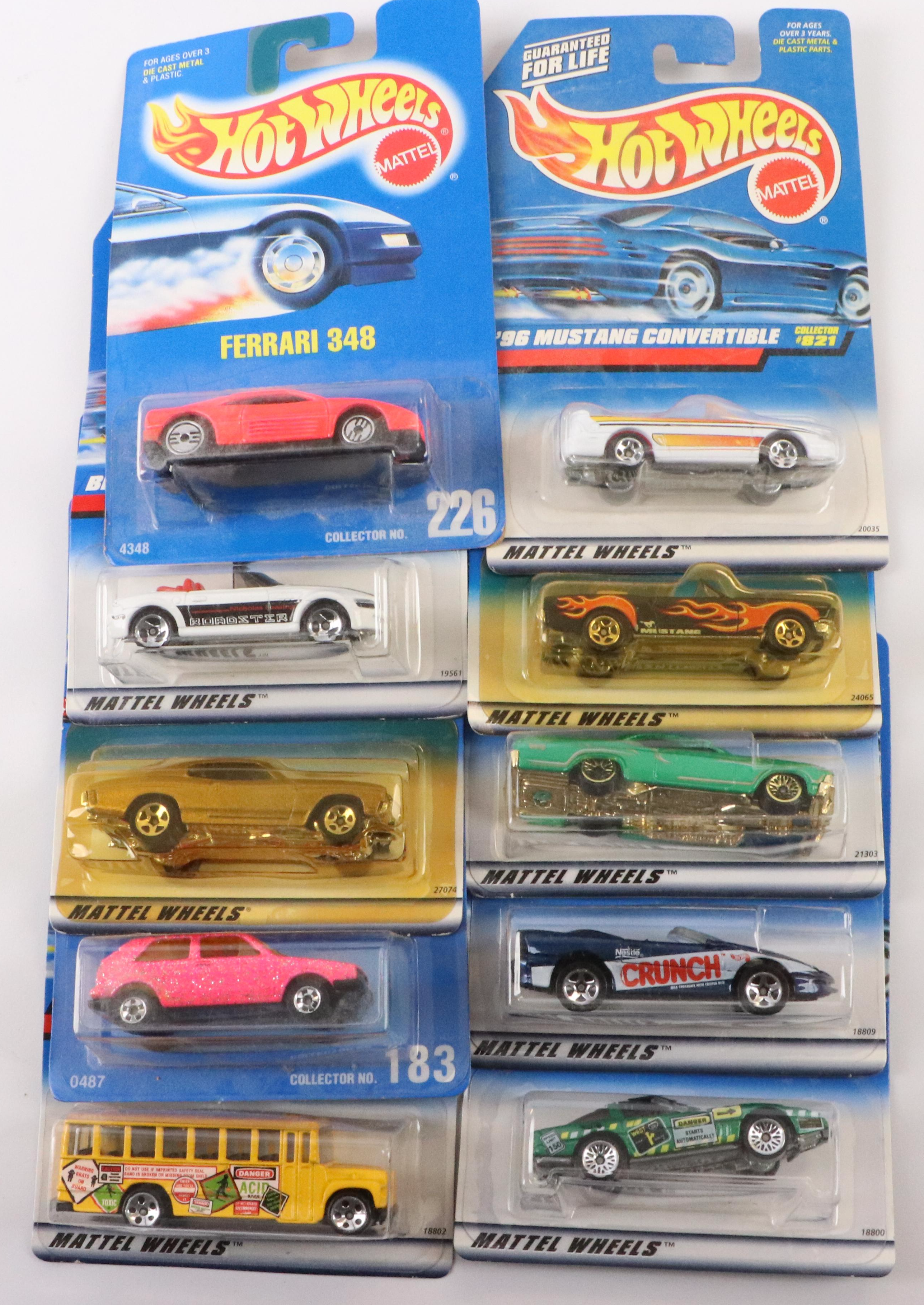 Hot Wheels Car Carrier with Low 'N Cool Series, Sugar Rush Series and More