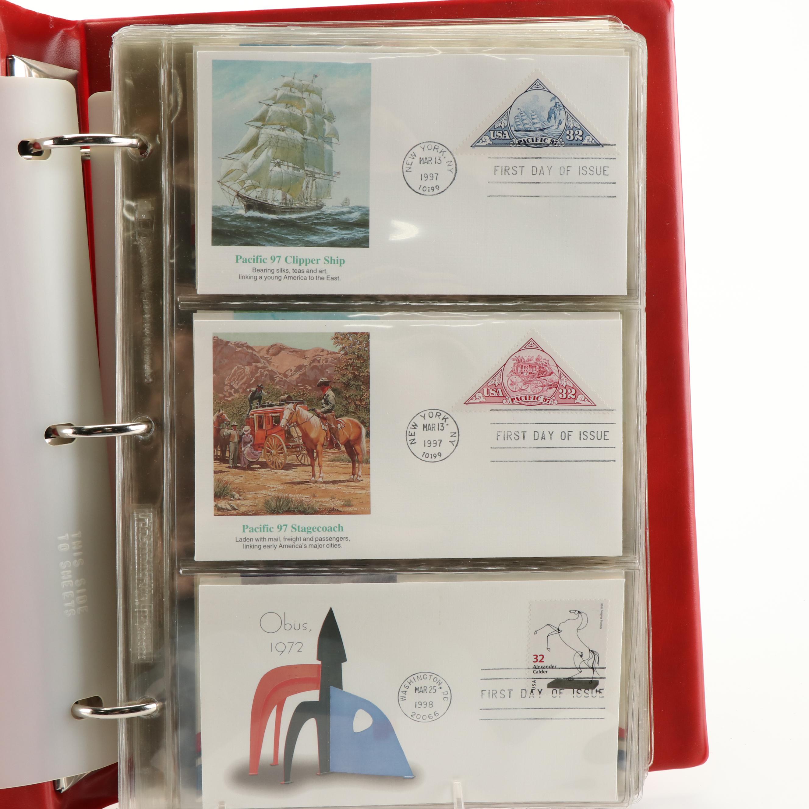 Two Albums of U.S. First Day Covers