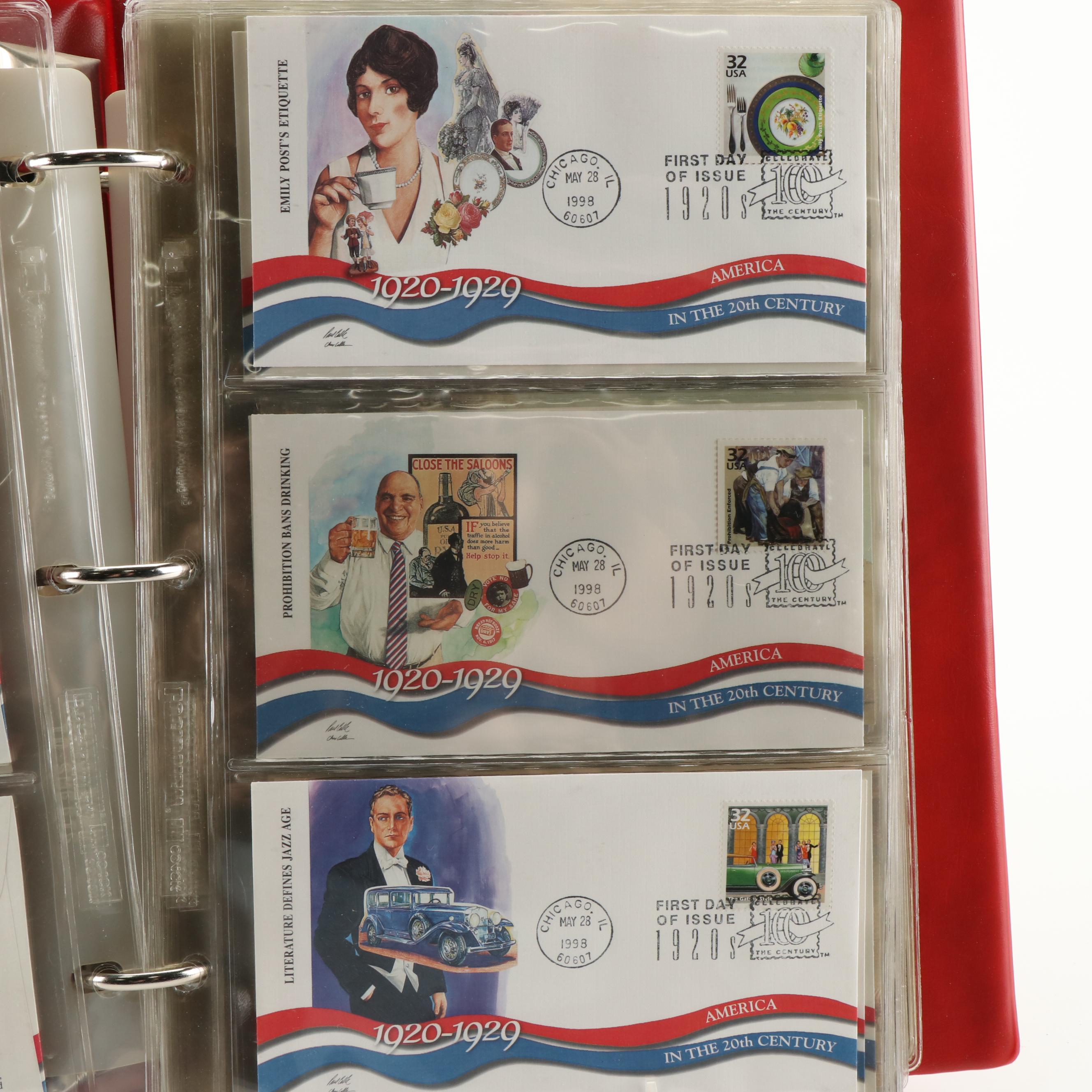 Two Albums of U.S. First Day Covers