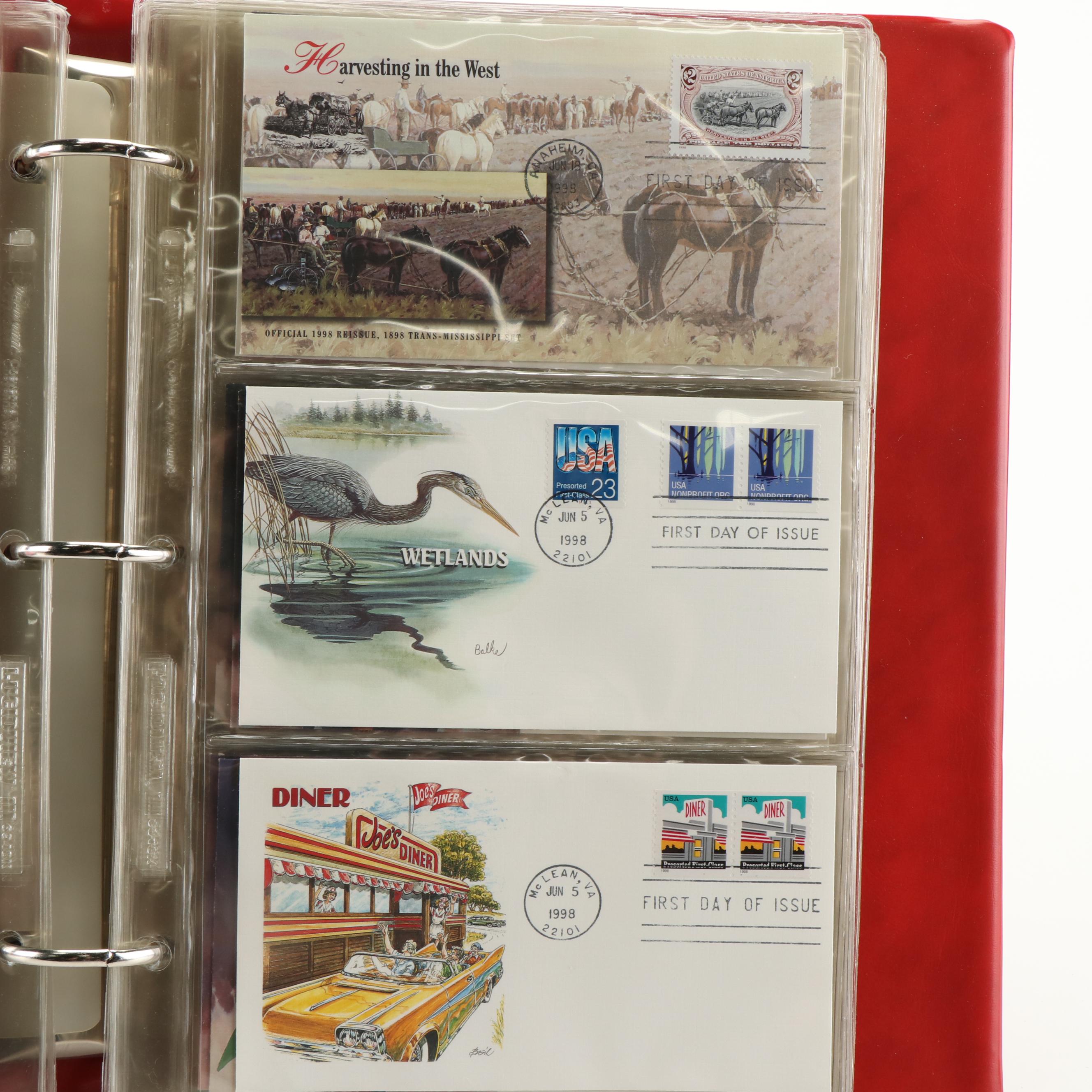 Two Albums of U.S. First Day Covers