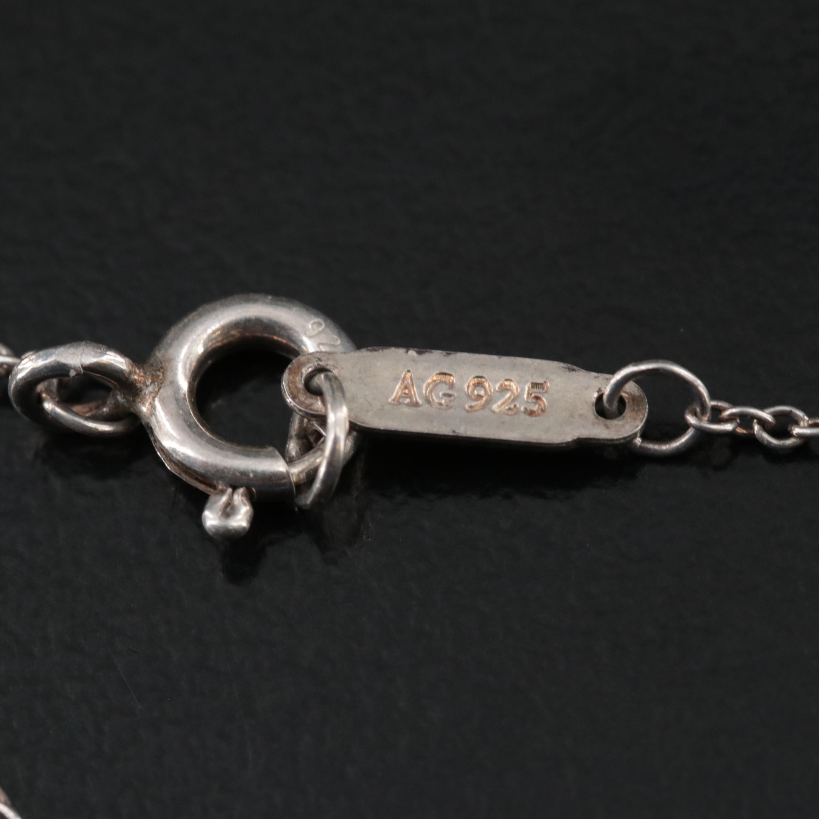 Elsa Peretti for Tiffany & Co. Sterling Infinity Cross Pendant Necklace