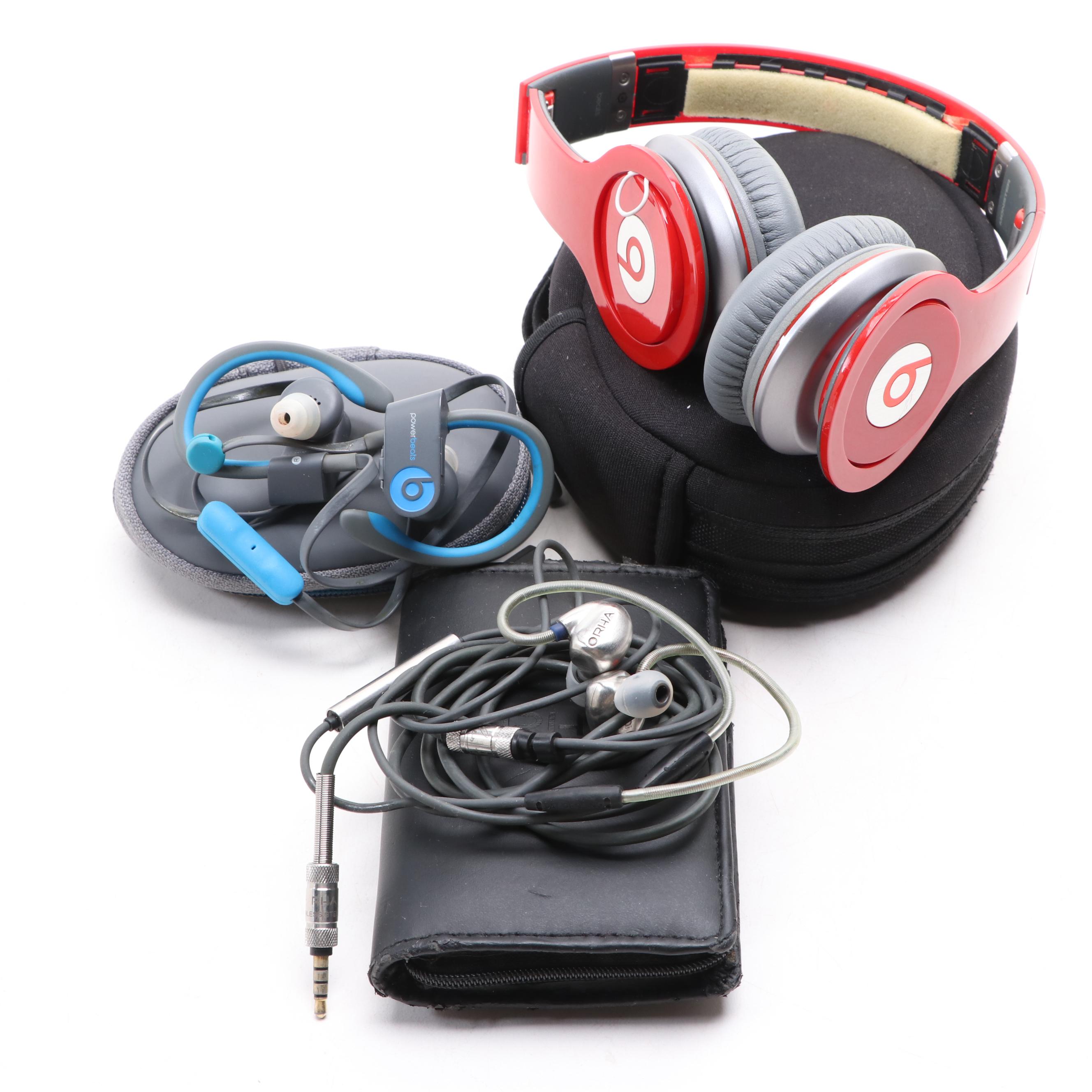 Beats by Dre Solo HD Red Edition On-Ear Headphones with In-Ear Wired Headphones