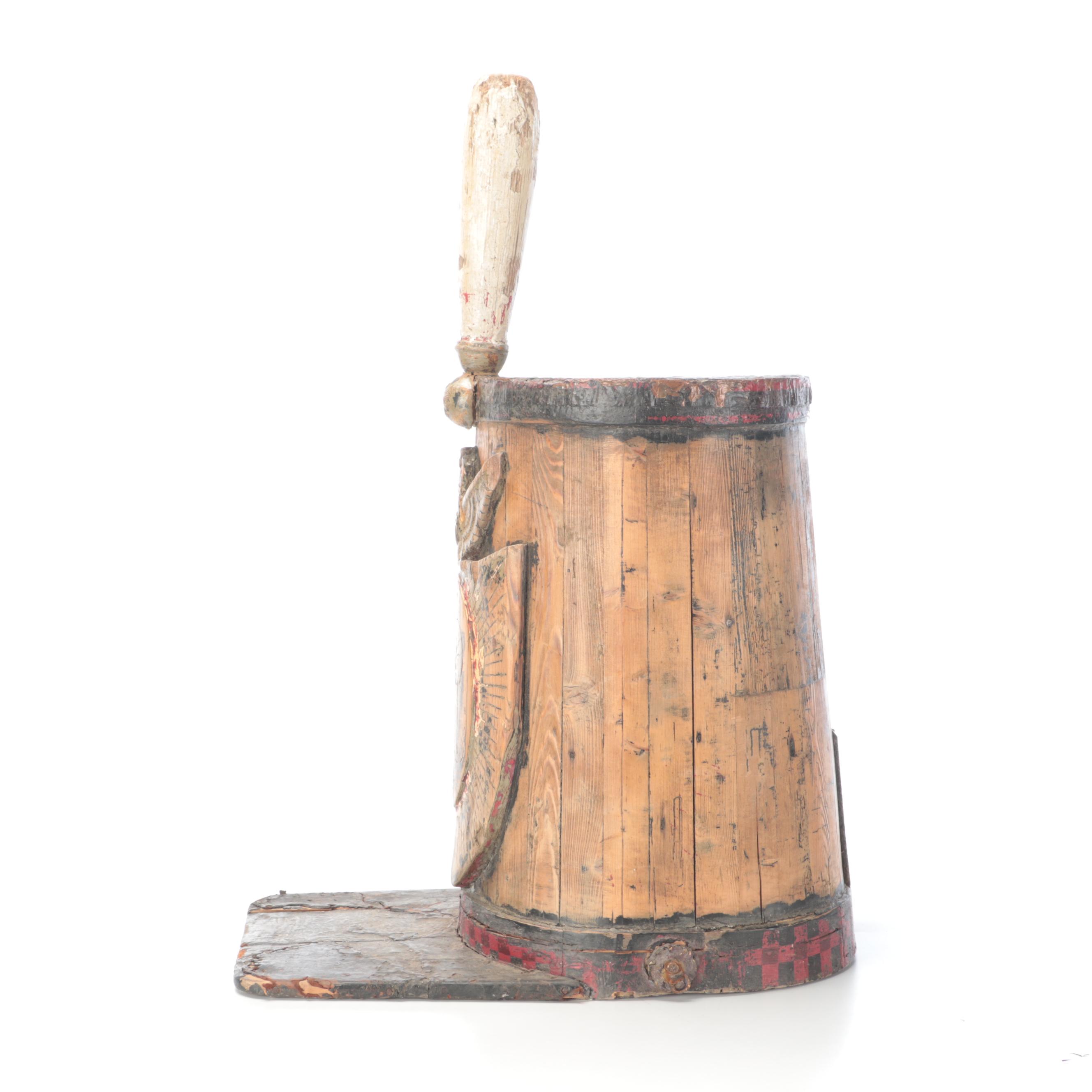 Napoleonic Wars Style British Military Shako Hat Trade Sign, 19th Century