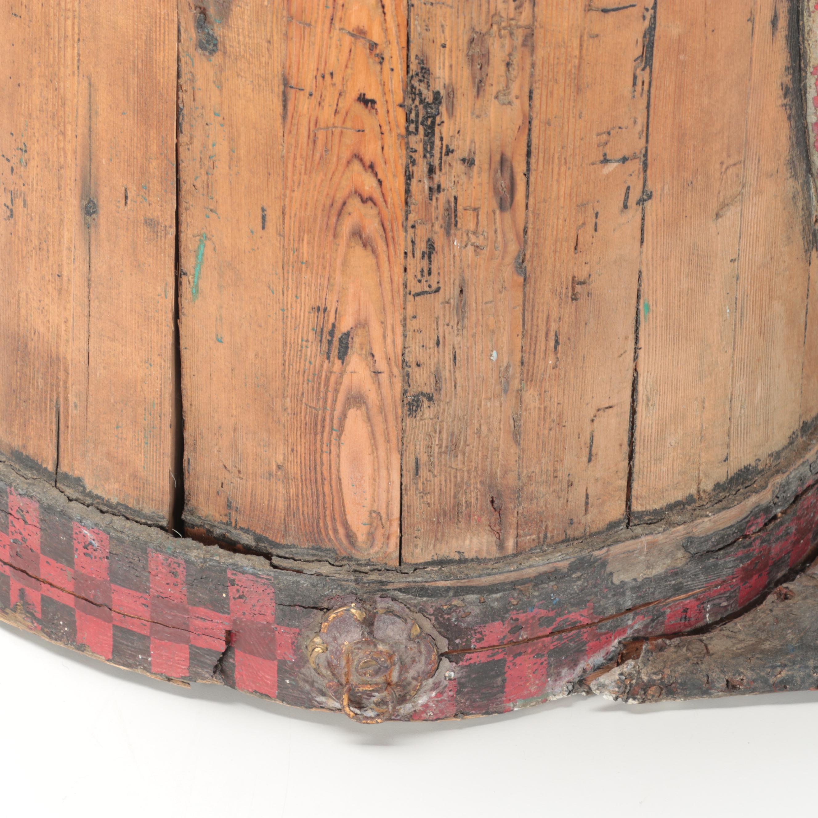 Napoleonic Wars Style British Military Shako Hat Trade Sign, 19th Century