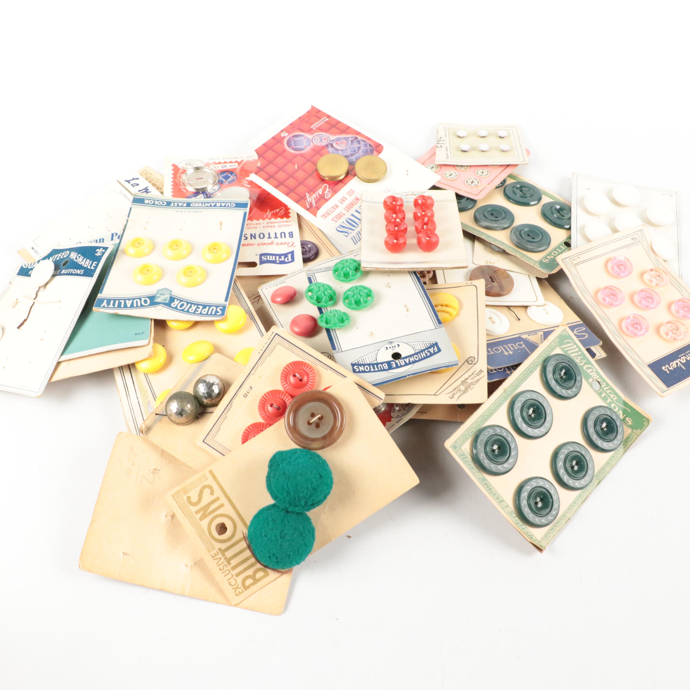 Multi-Compartment Wood Sewing Box with Sewing Supplies