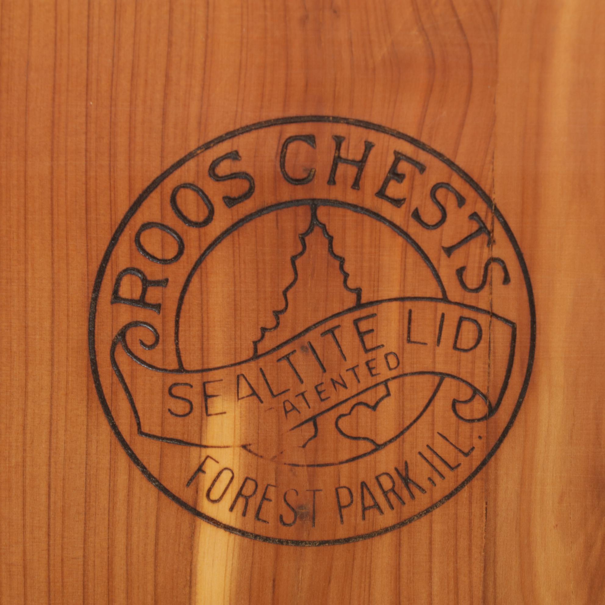 Ed Roos Company Art Deco Style Cedar Chest, Early to Mid-20th Century