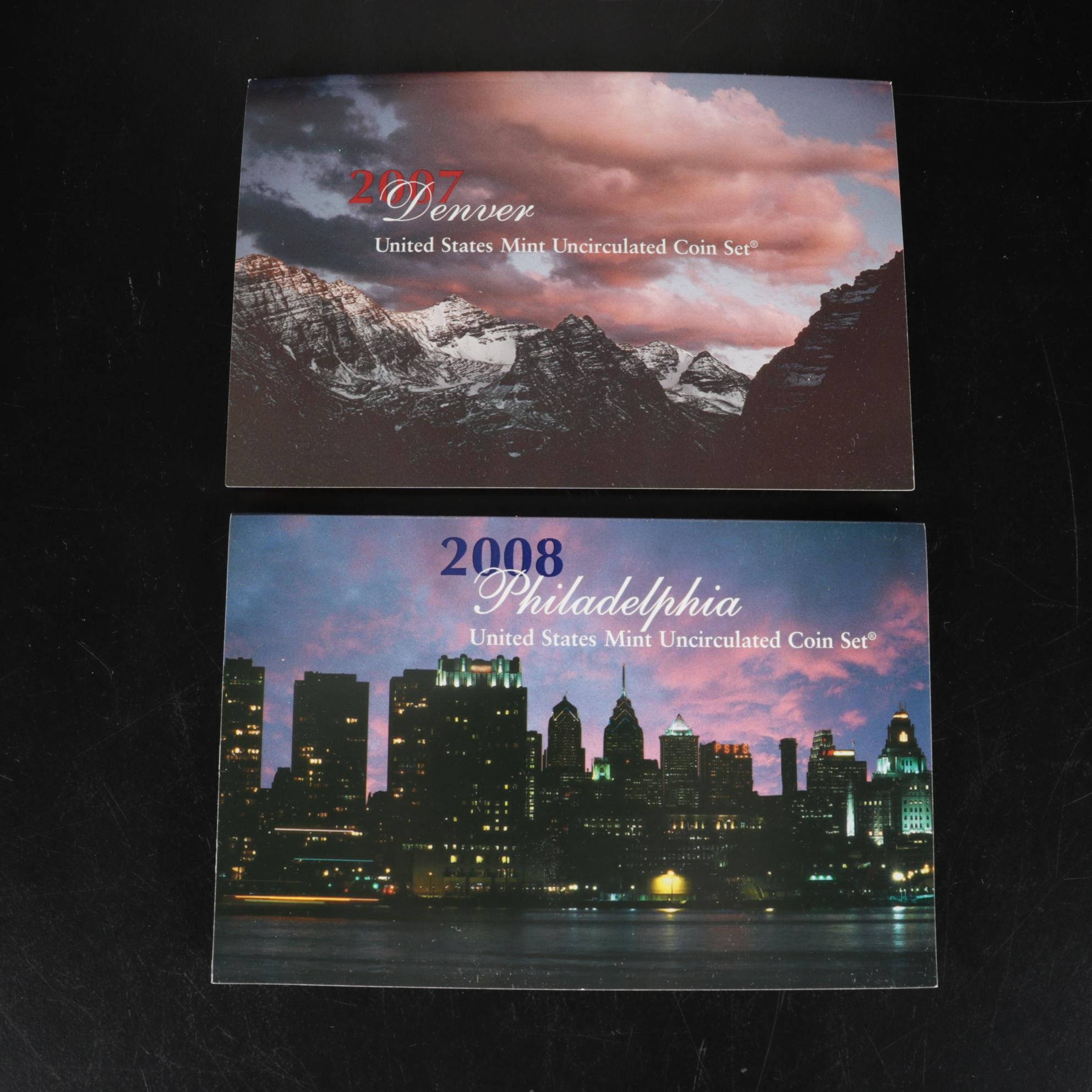 Thirty-One United States Mint Uncirculated Coin Sets